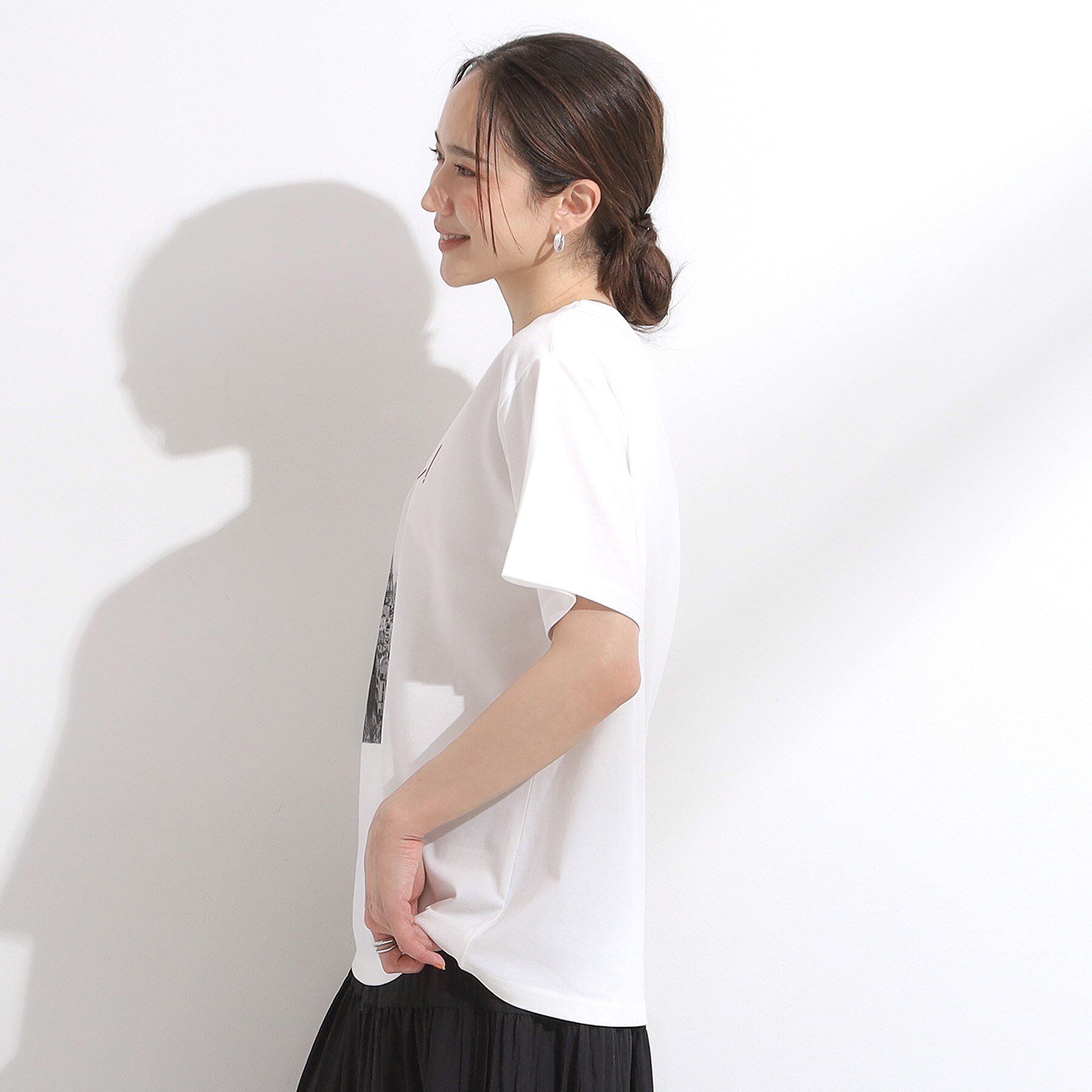 SHOO･LA･RUE「【洗える/S-LL/ひんやり/UV】選べる6柄 プリントTシャツ」|Tシャツ・カットソー|