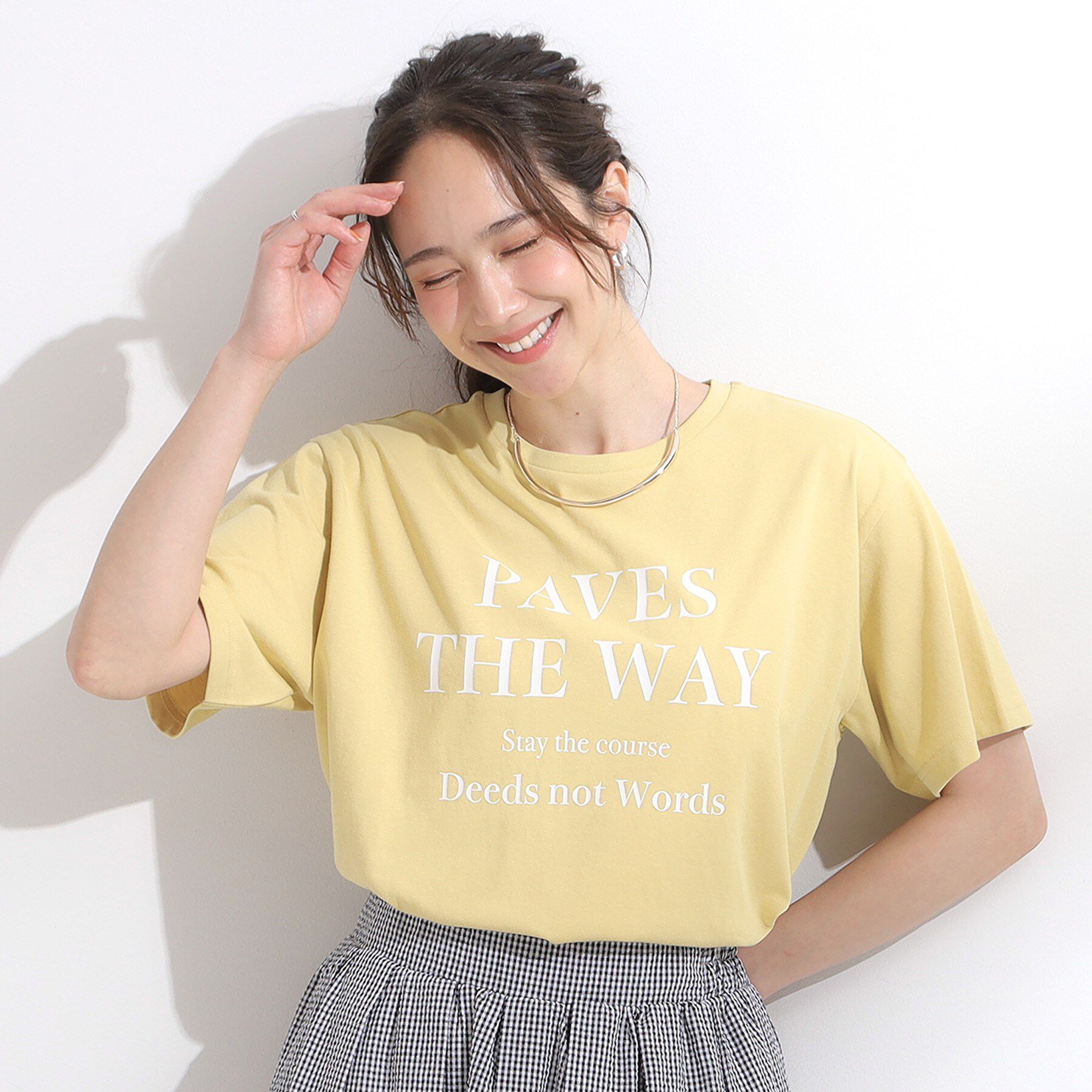 SHOO･LA･RUE「【洗える/S-LL/ひんやり/UV】選べる6柄 プリントTシャツ」|Tシャツ・カットソー|