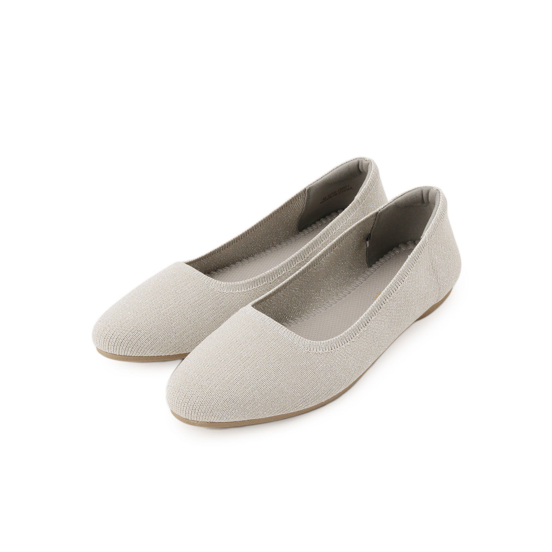 SHOO･LA･RUE「【NEW】洗えてサラサラニットパンプス」|パンプス|ライトベージュ(05