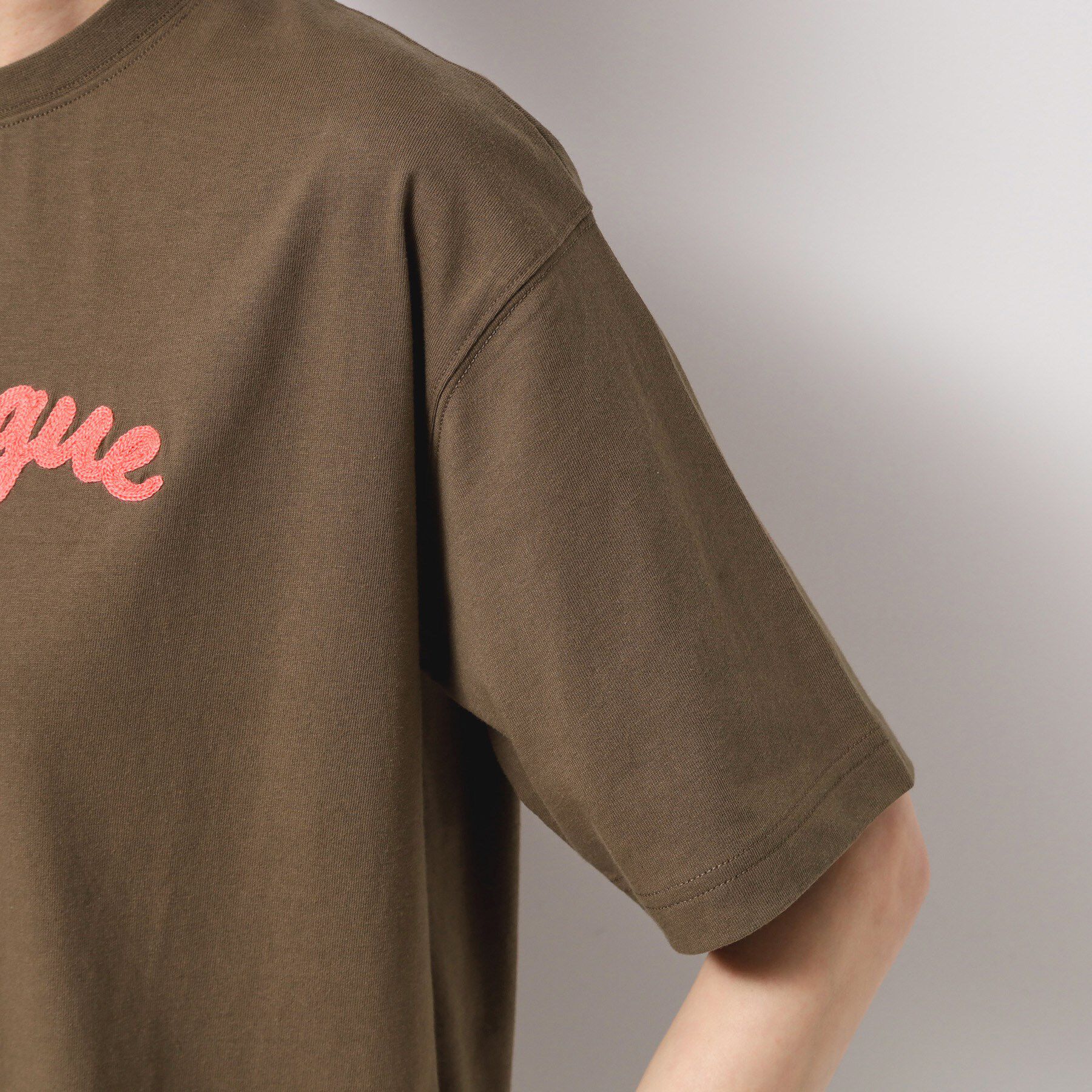 Dessin「【洗える】オーガニックコットンロゴTシャツ」|Tシャツ・カットソー|