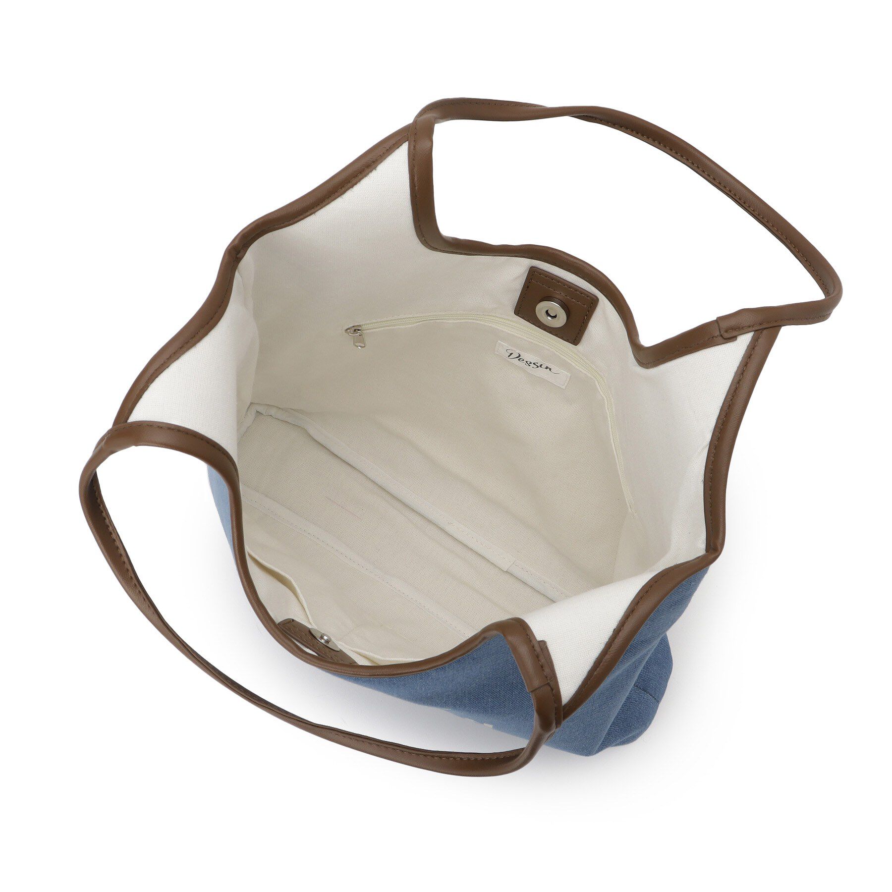 Dessin「【軽量】ロゴプリントデニム&times;帆布トートバッグ」|トートバッグ|