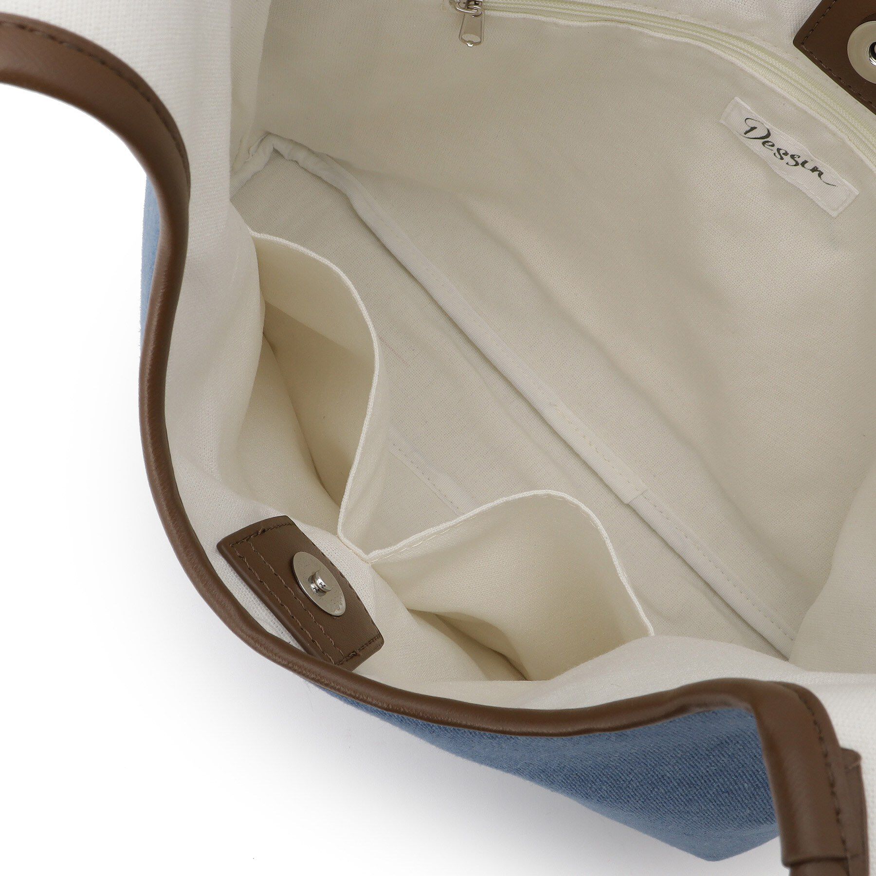 Dessin「【軽量】ロゴプリントデニム&times;帆布トートバッグ」|トートバッグ|