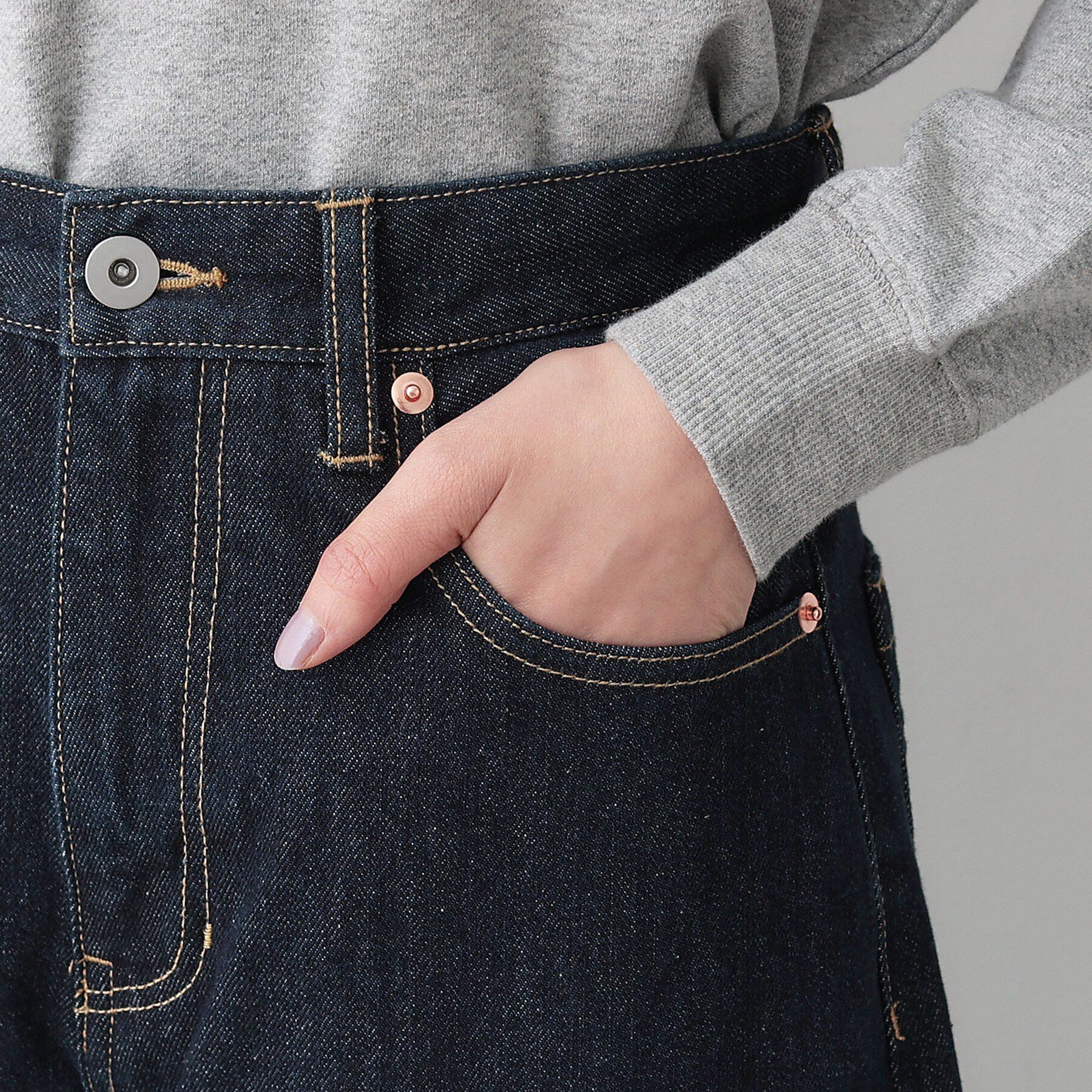 Dessin「【洗える】ワイドカーブシルエット12OZデニム」|その他|