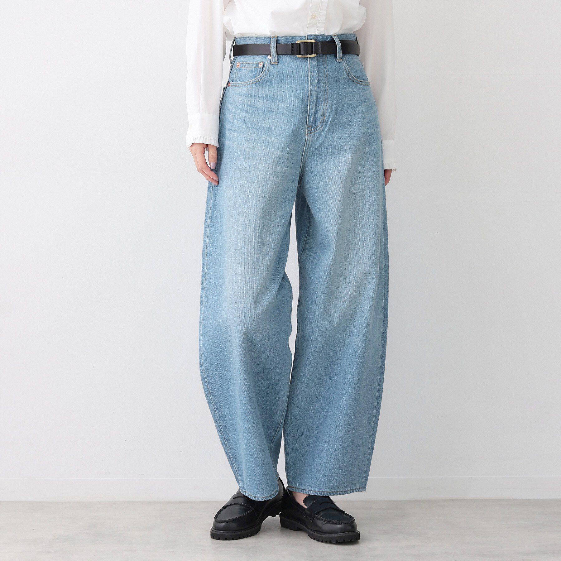 Dessin「【洗える】ワイドカーブシルエット12OZデニム」|その他|