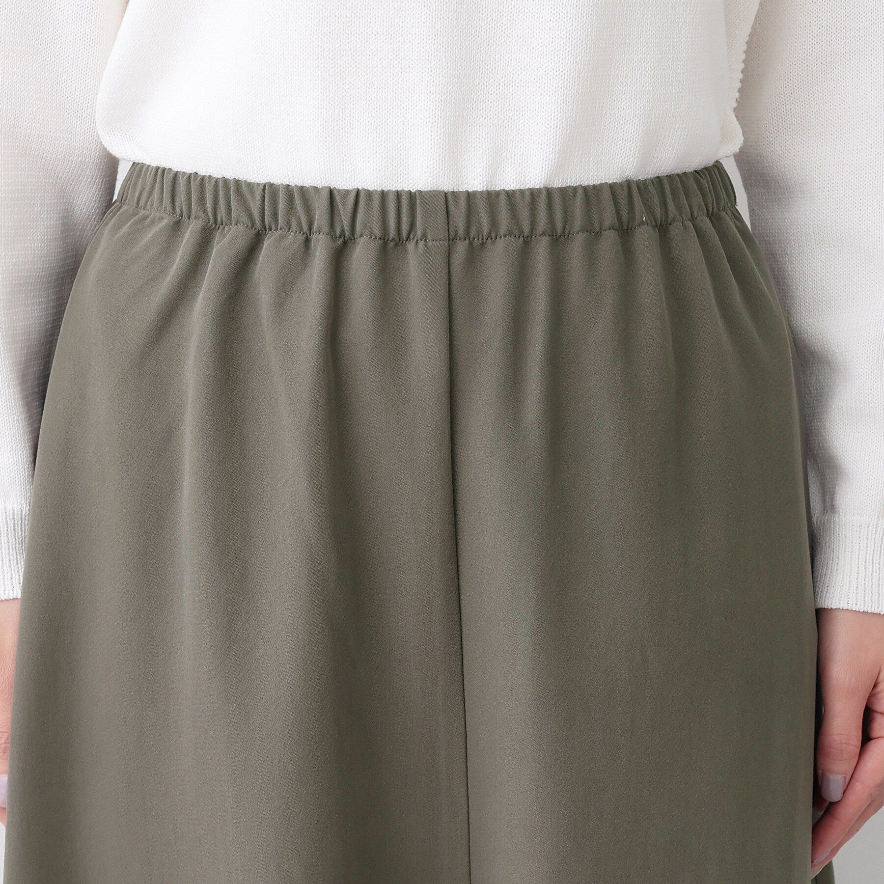 Dessin「【ウエストゴム/洗える】フィブリルソフトAラインスカート」|スカート|