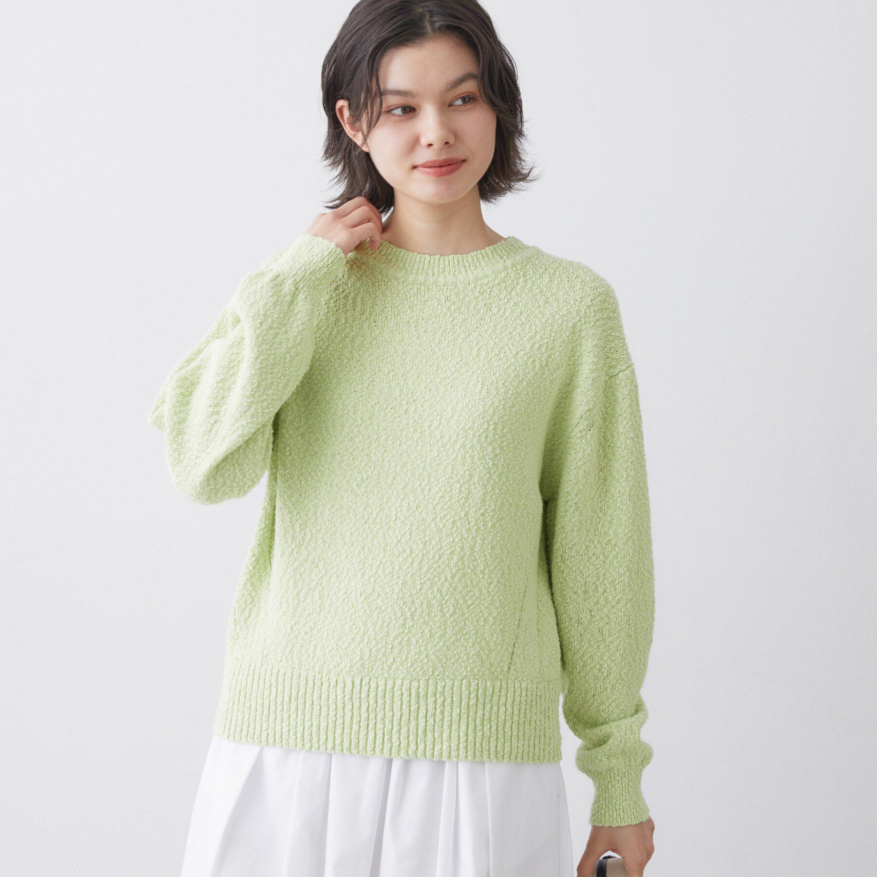 Dessin「【洗える】ローゲージコットンニット」|ニット・セーター|