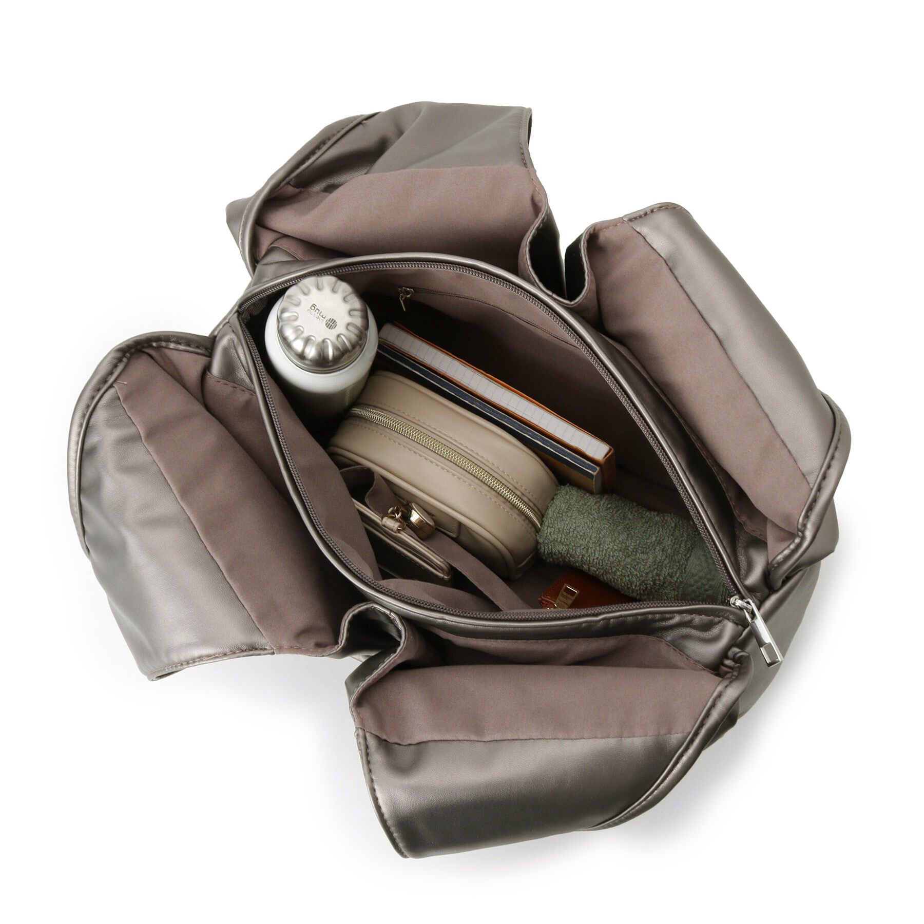 ITS&rsquo;DEMO「【6ポケット】センタータックトート」|トートバッグ|