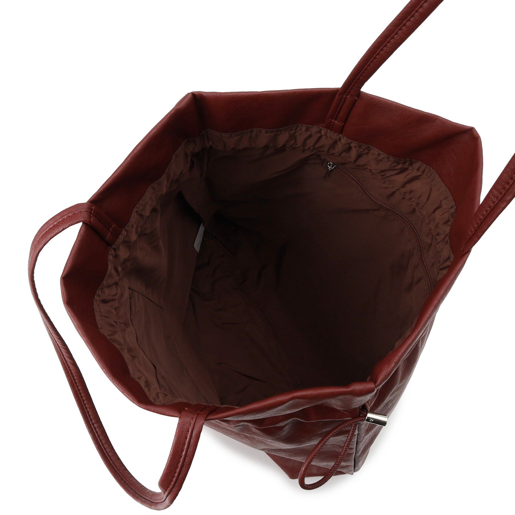 ITS&rsquo;DEMO「【軽量／A4対応】合皮巾着トート」|トートバッグ|