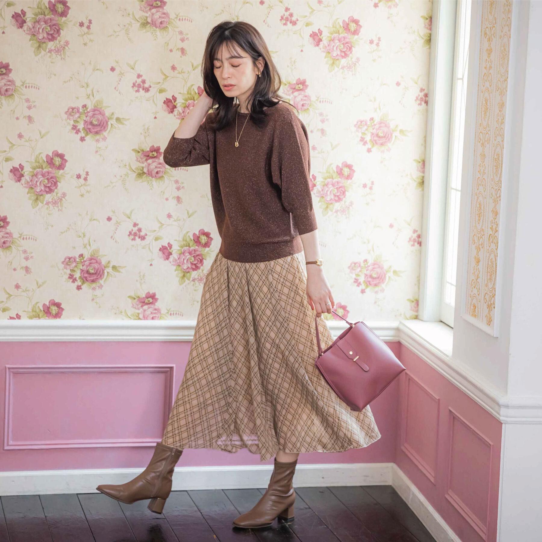 ITS&rsquo;DEMO「【手洗い可】ラメドルマンニット」|ニット・セーター|