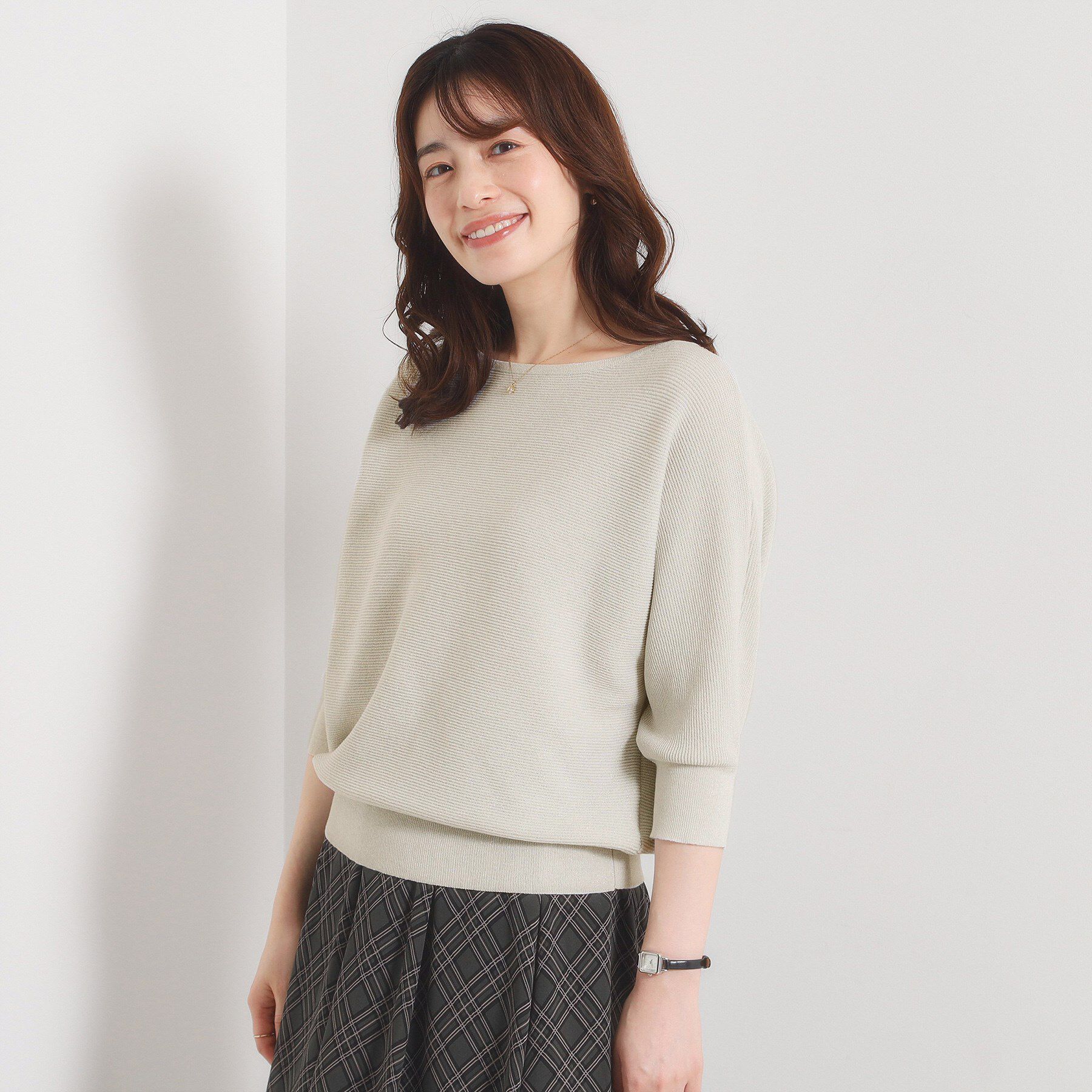 ITS&rsquo;DEMO「【手洗い可】ラメドルマンニット」|ニット・セーター|