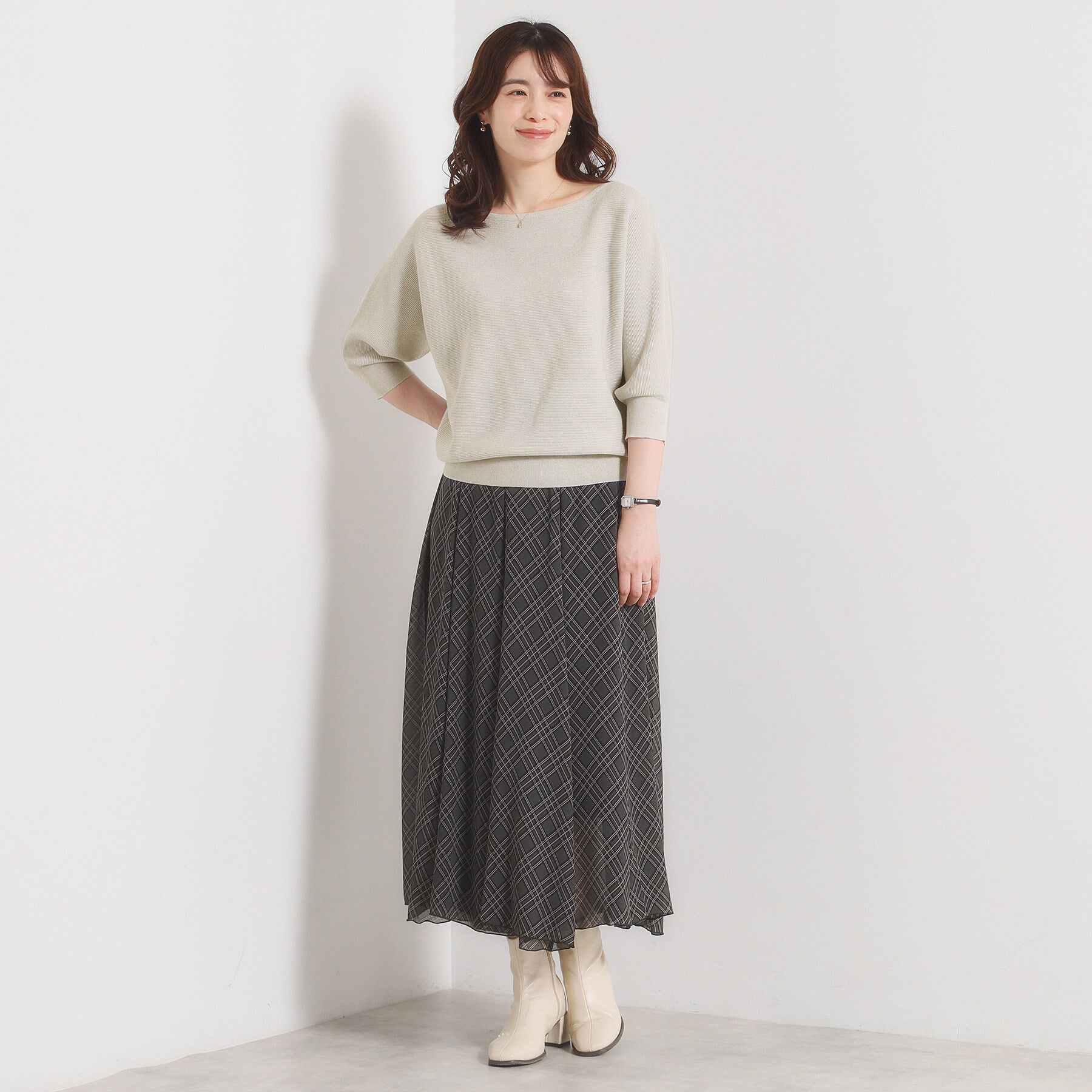 ITS&rsquo;DEMO「【手洗い可】ラメドルマンニット」|ニット・セーター|