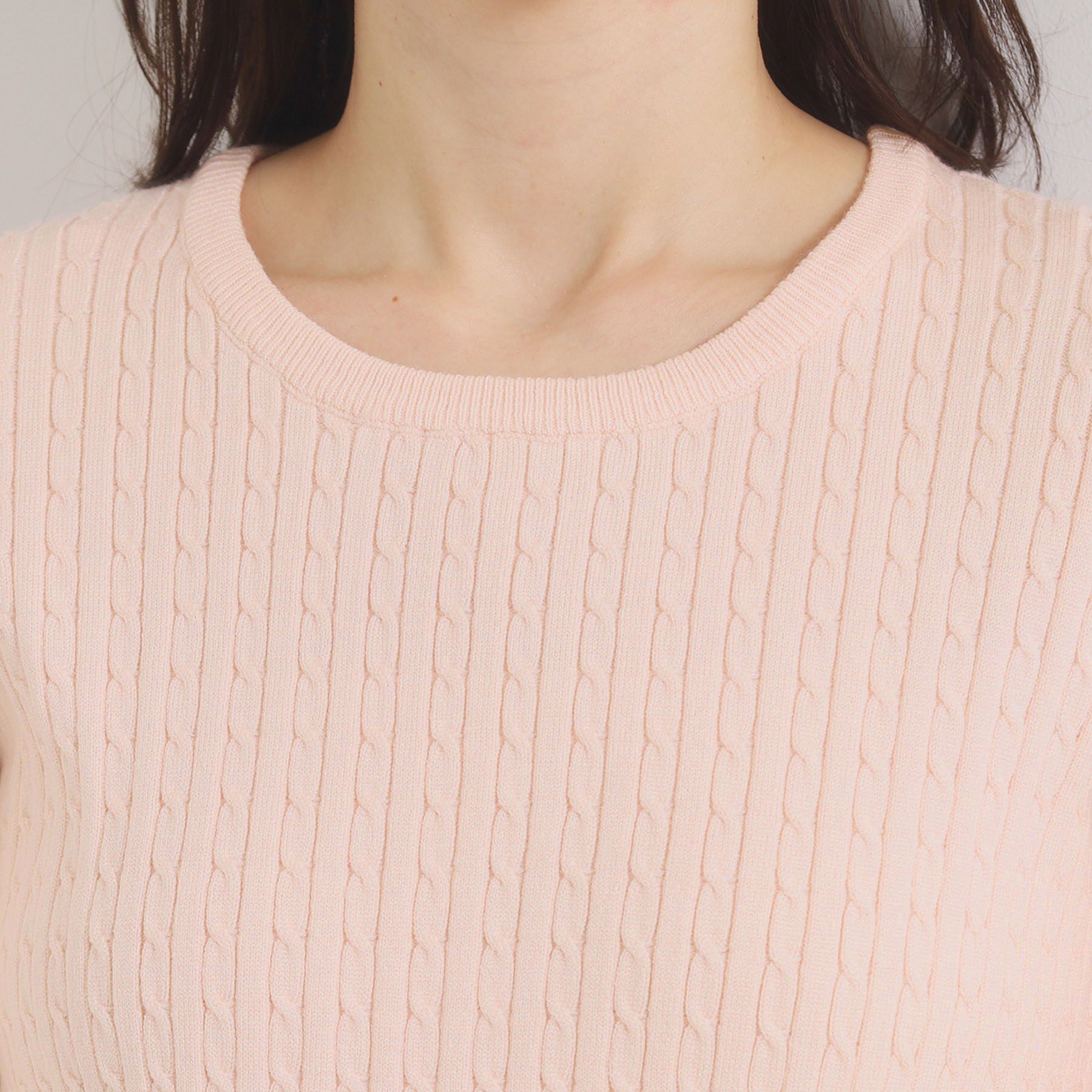 ITS&rsquo;DEMO「【手洗い可】ミニケーブルニット」|ニット・セーター|