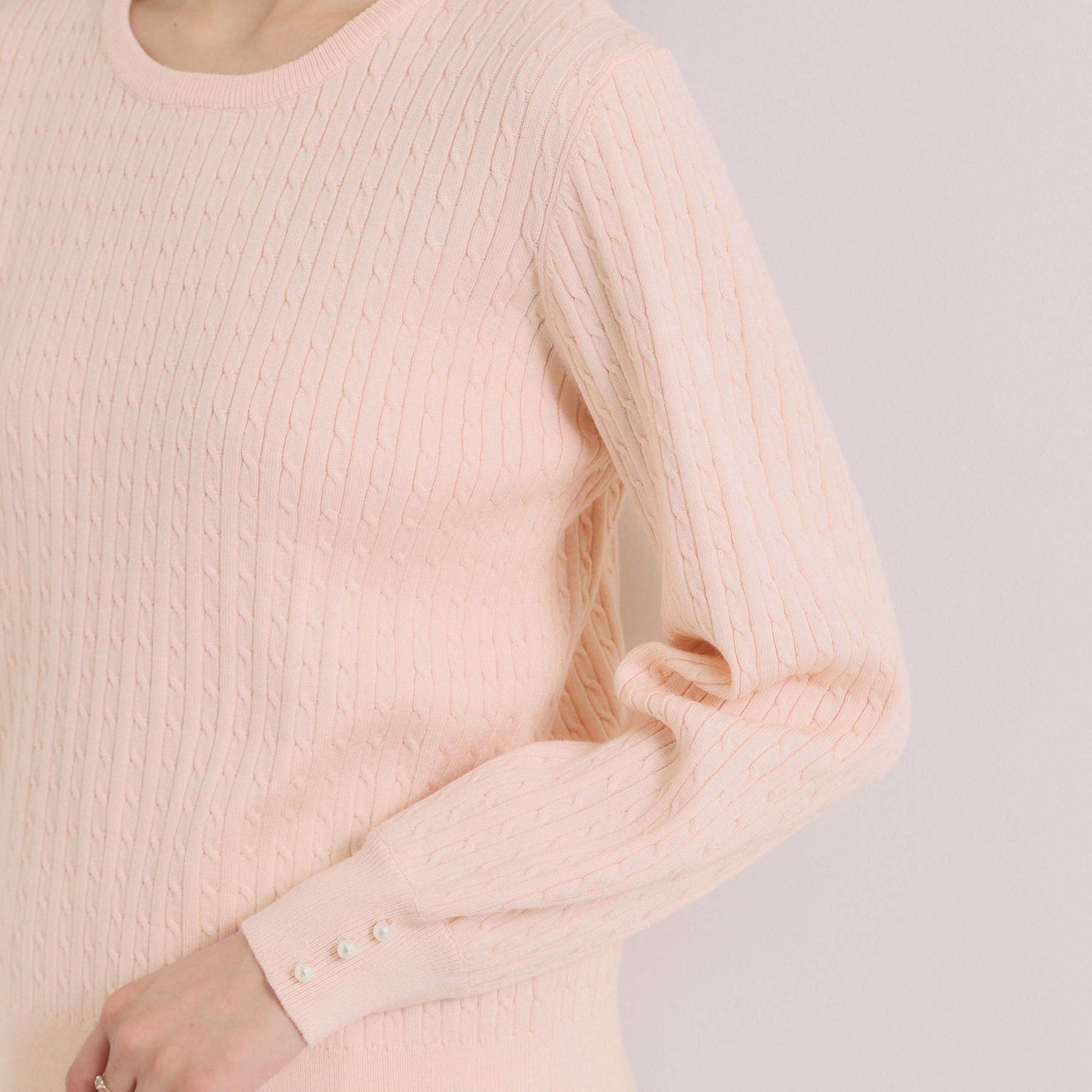 ITS&rsquo;DEMO「【手洗い可】ミニケーブルニット」|ニット・セーター|