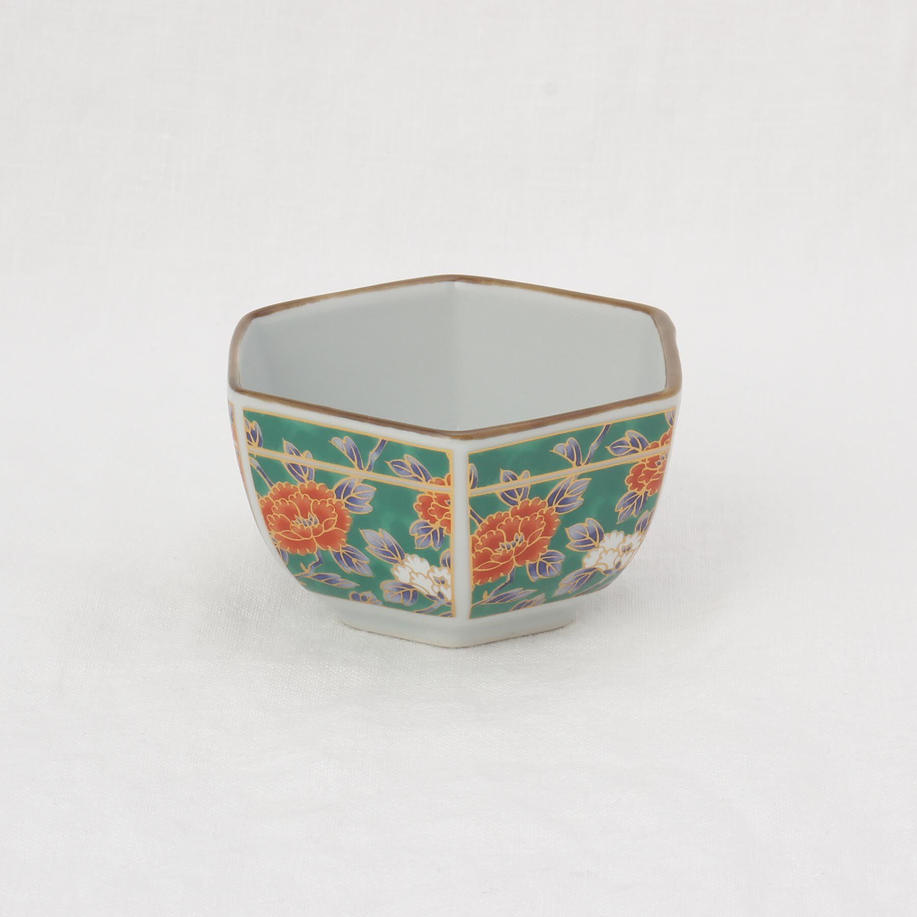 212 KITCHEN STORE「六角鉢 緑彩牡丹」|食器・キッチングッズ|その他