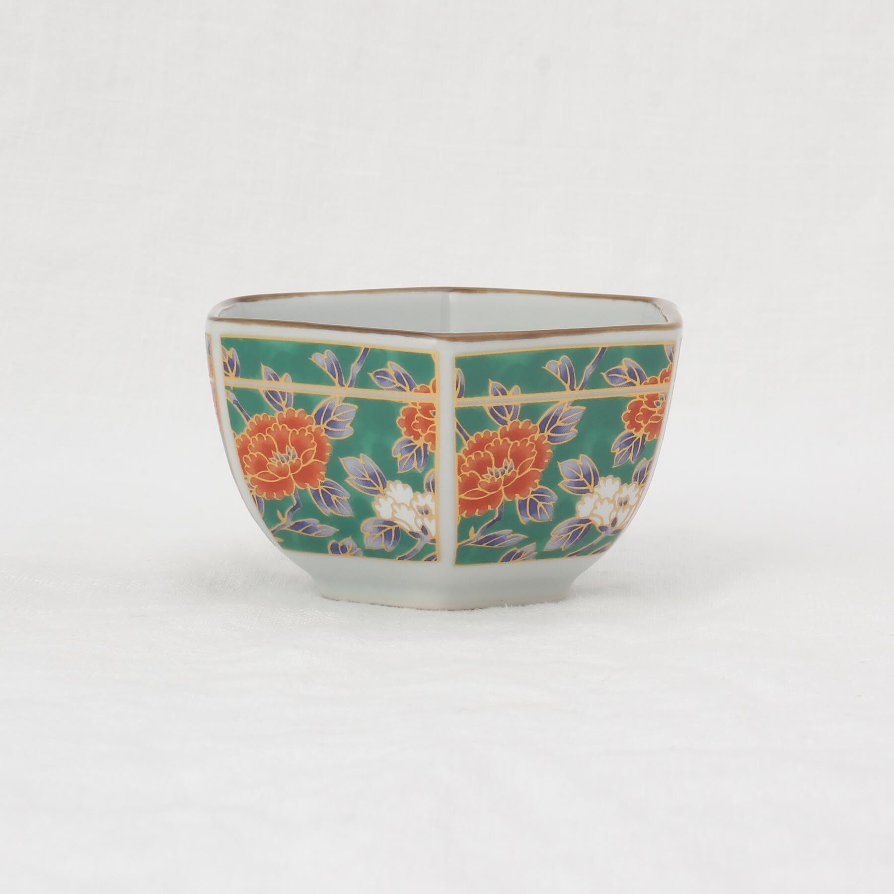 212 KITCHEN STORE「六角鉢 緑彩牡丹」|食器・キッチングッズ|