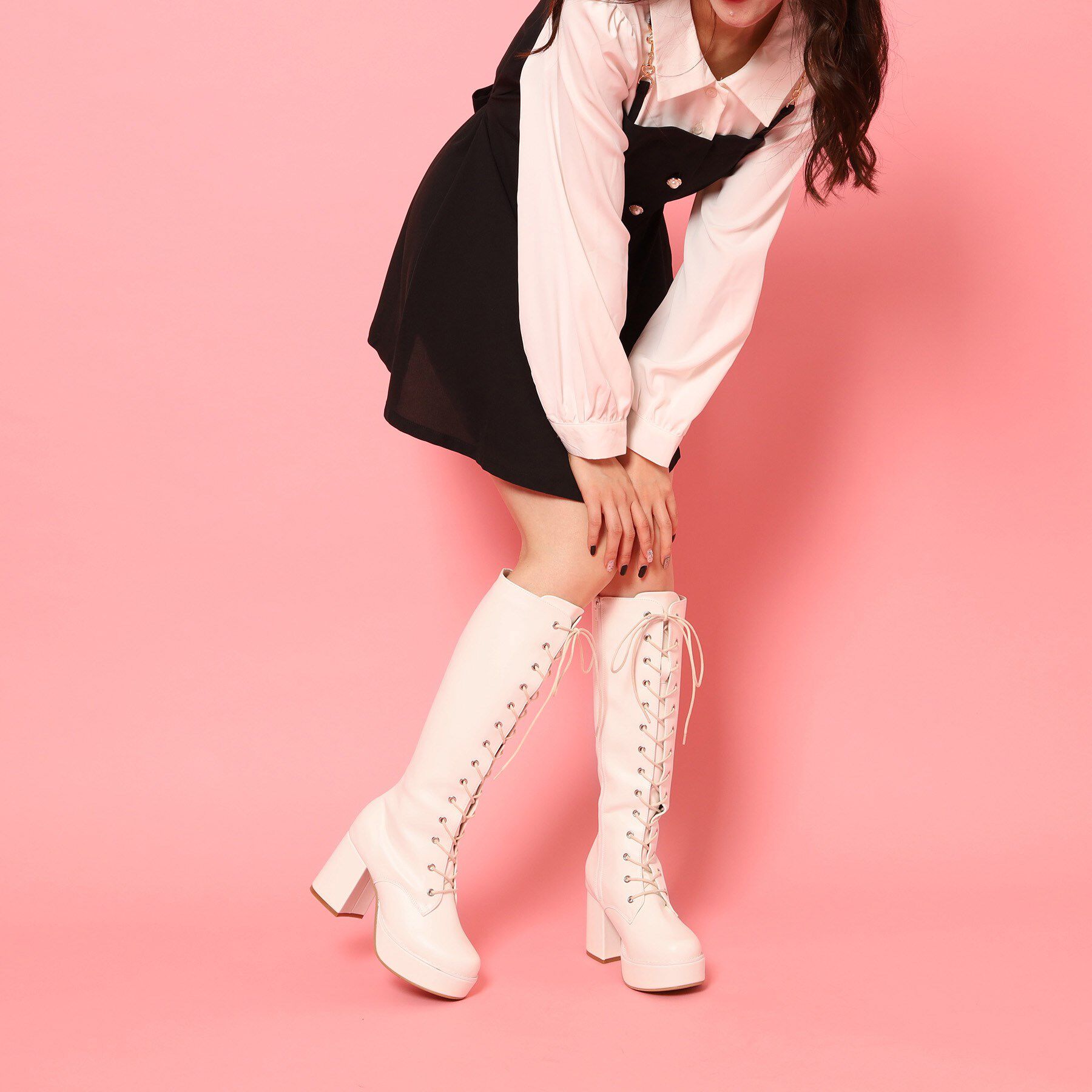 csT&P「厚底レースアップ」|ショートブーツ|