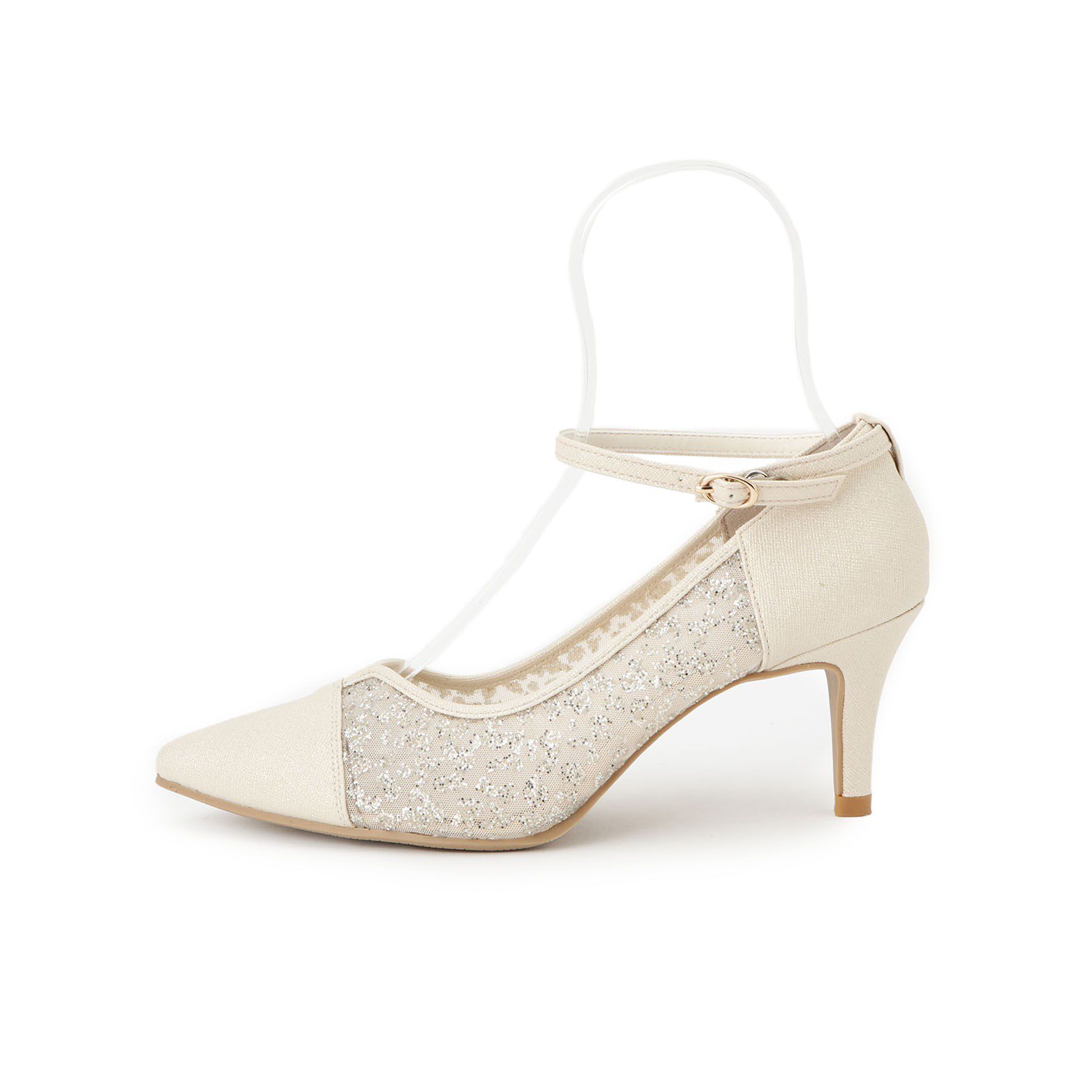 ESPERANZA「【VALENTINE Collection】ハートカットストラップパンプス」|パンプス|