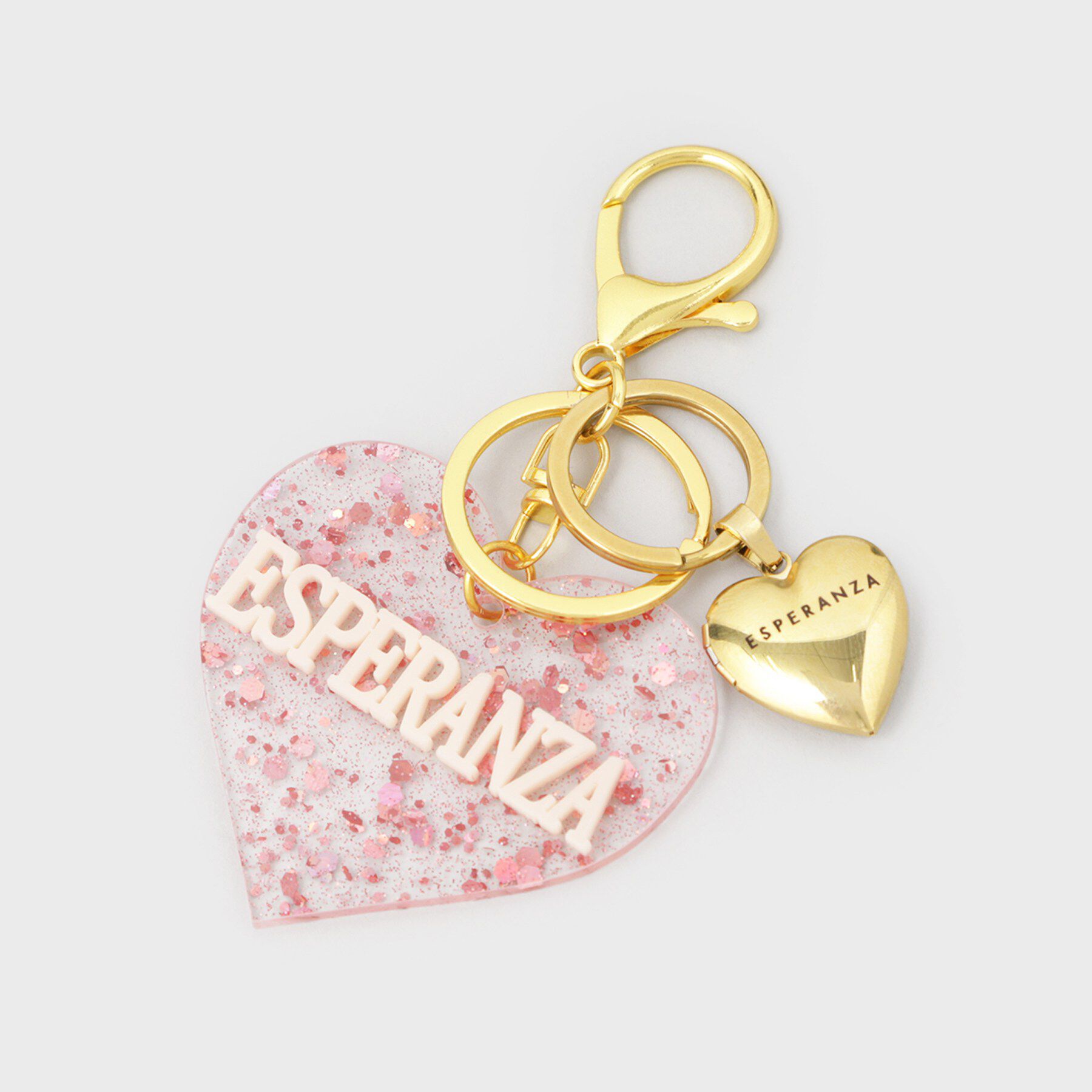 ESPERANZA「【VALENTINE Collection】ハート型ロケットチャーム」|キーケース|