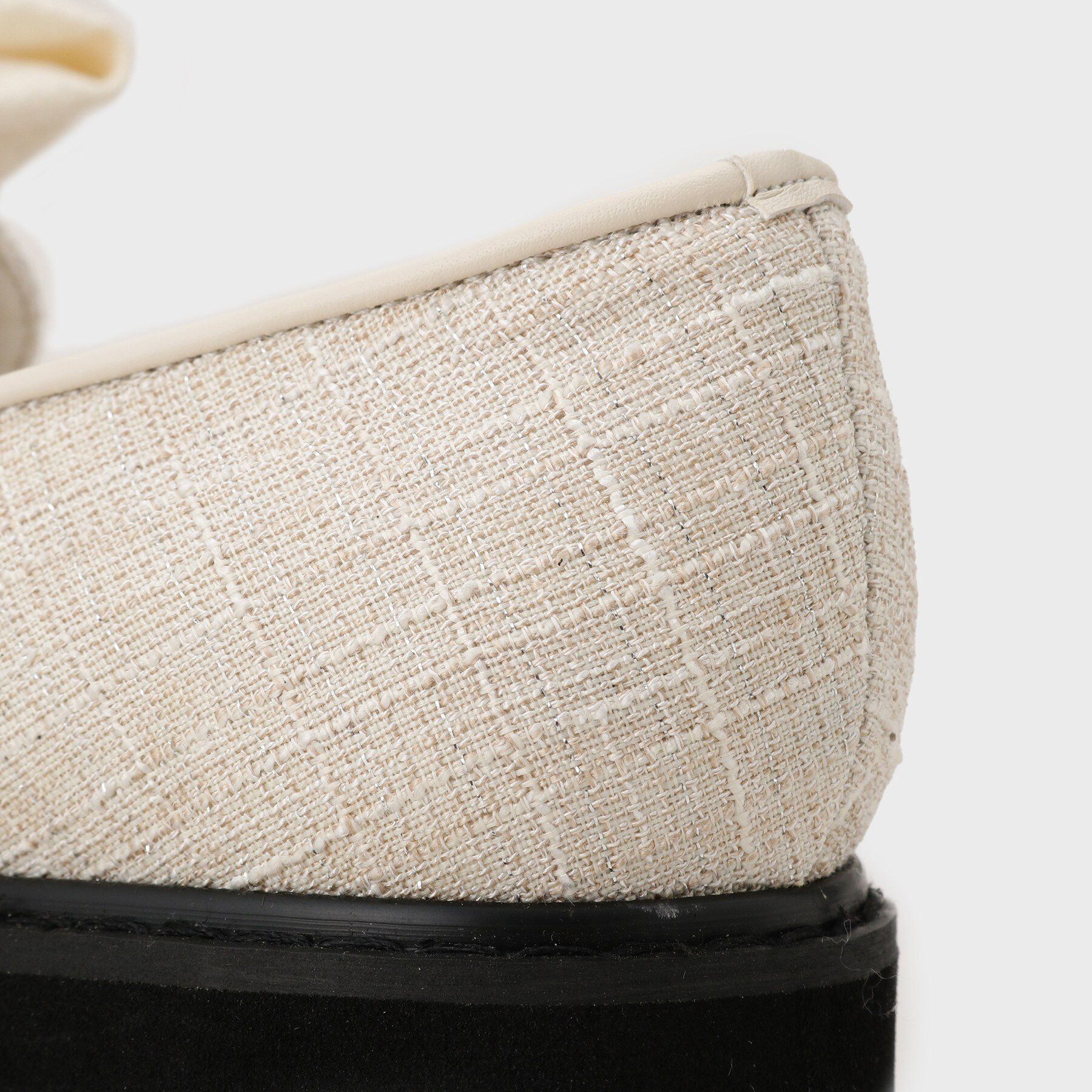 ESPERANZA「晴雨兼用リボン厚底ローファー」|パンプス|