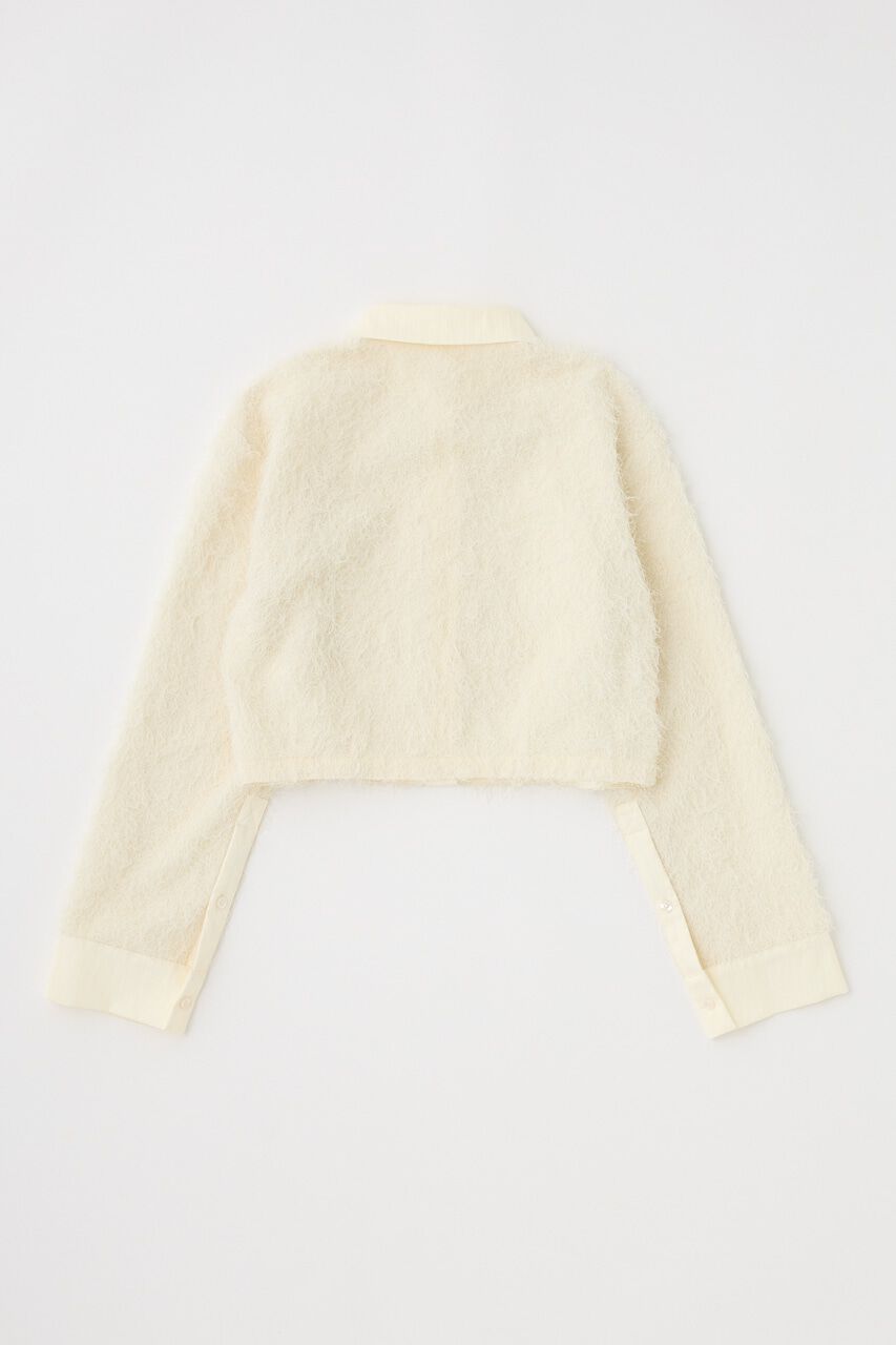 MOUSSY「FRINGE CROPPED シャツ」|シャツ・ブラウス|