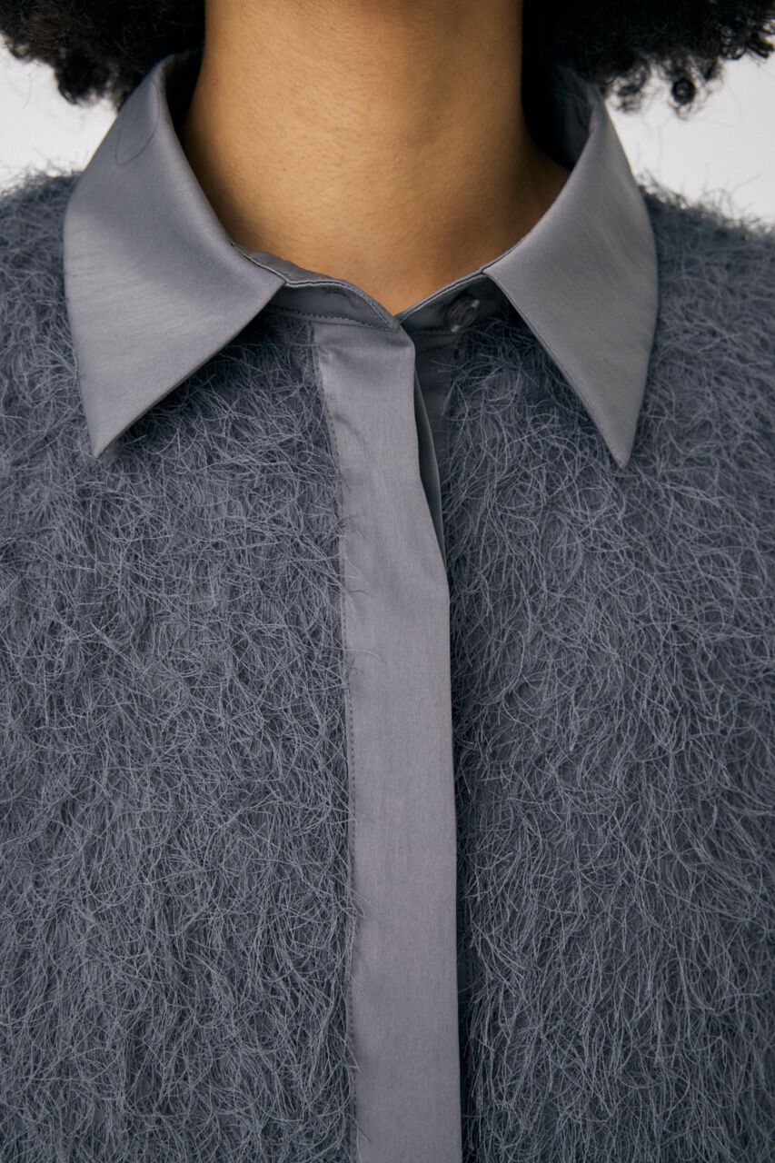 MOUSSY「FRINGE CROPPED シャツ」|シャツ・ブラウス|