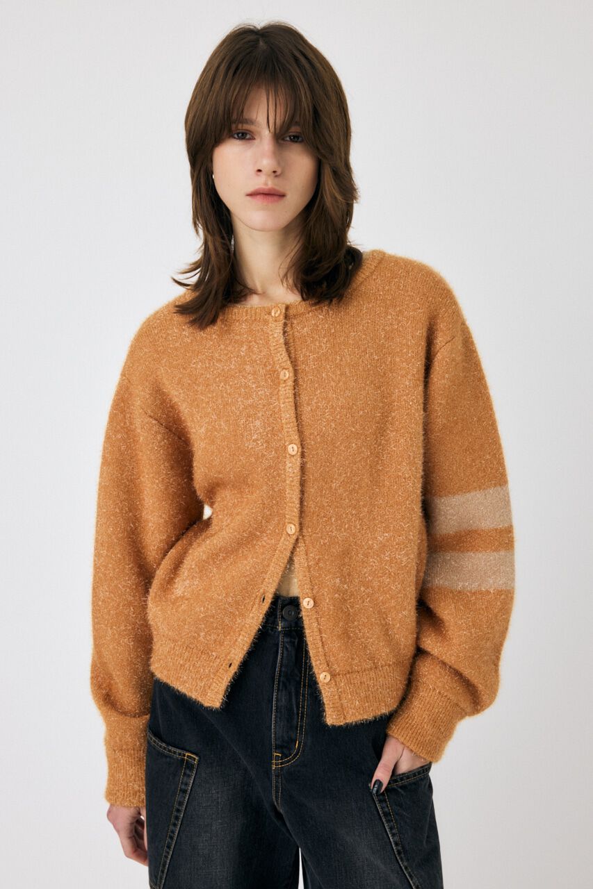 MOUSSY「GLITTER 2WAY ニットトップス」|ニット・セーター|BEG