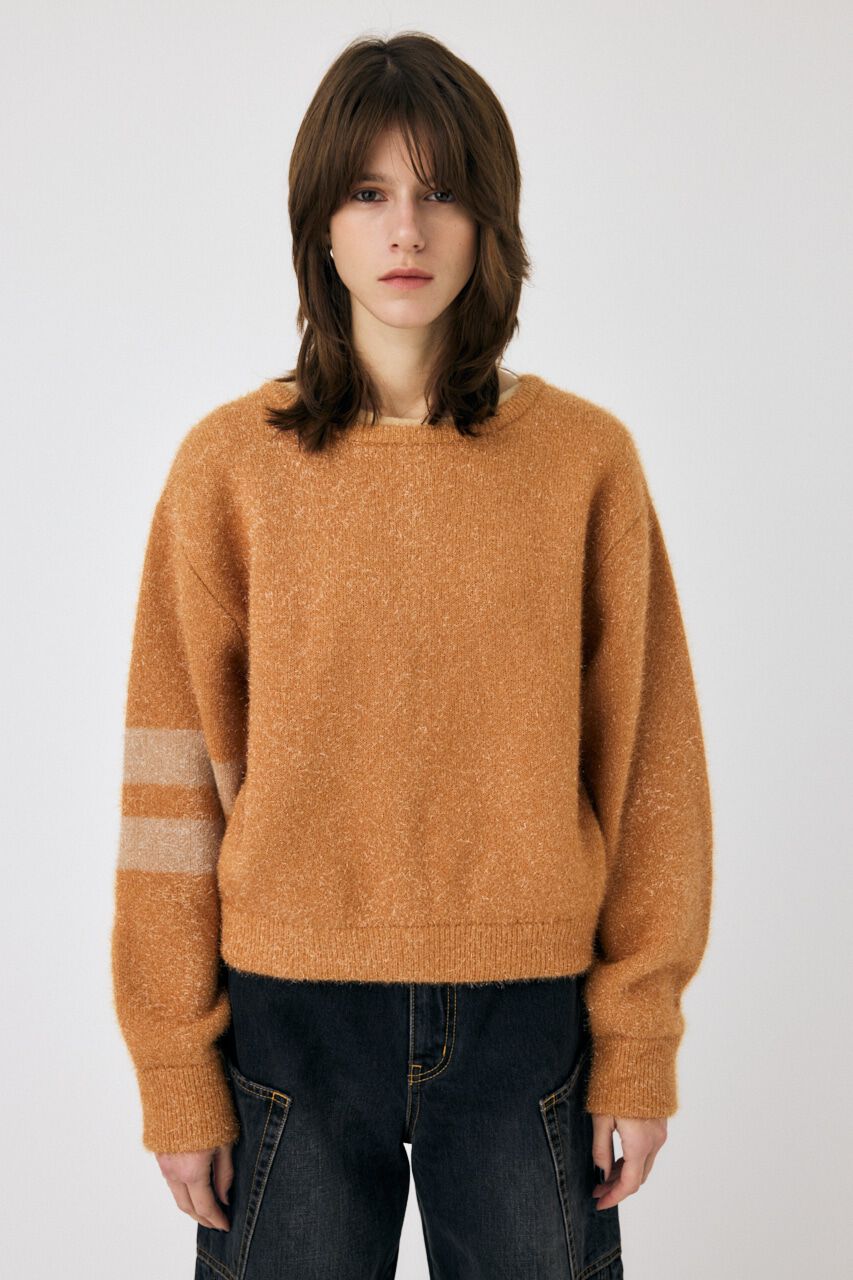 MOUSSY「GLITTER 2WAY ニットトップス」|ニット・セーター|