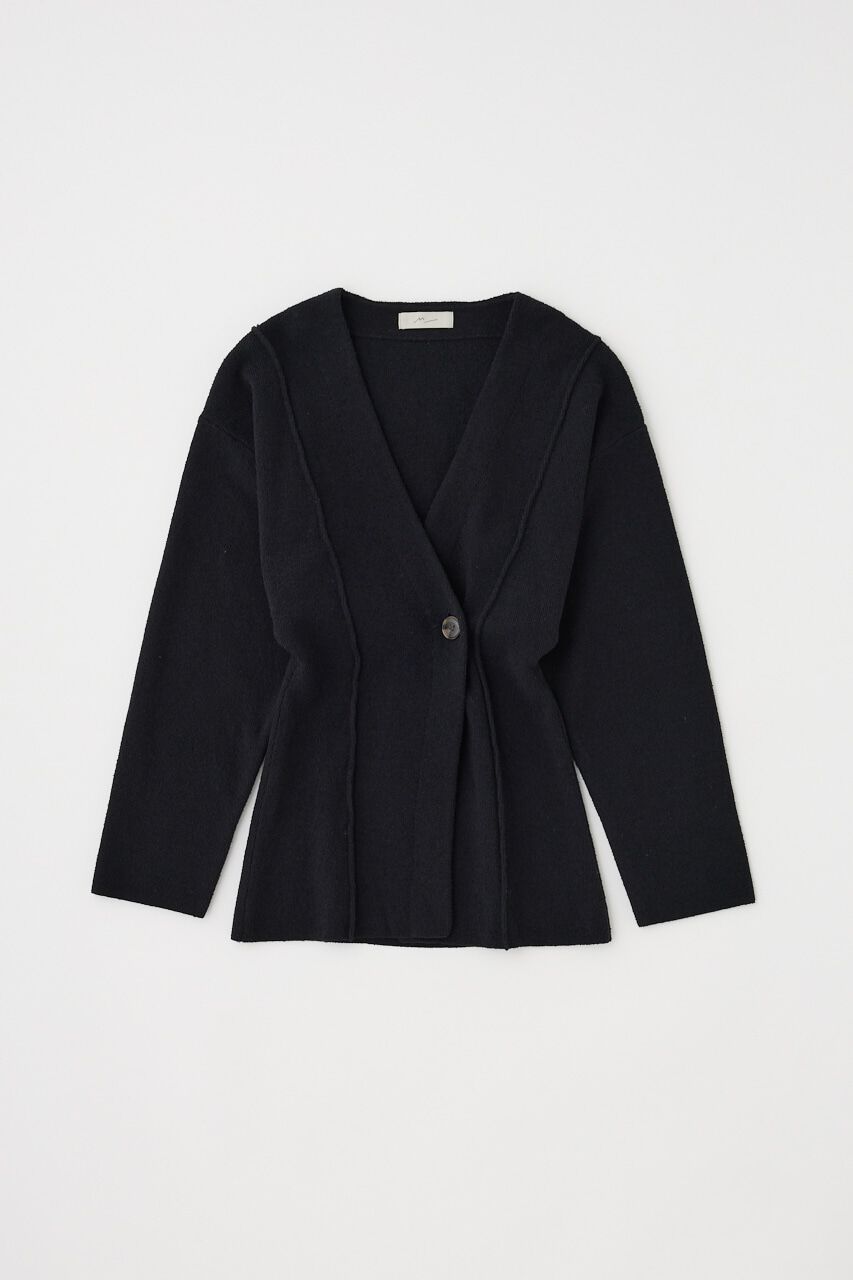 MOUSSY「ニットジャケット　素材の一部にオーガニックコットン使用」|シャツ・ブラウス|