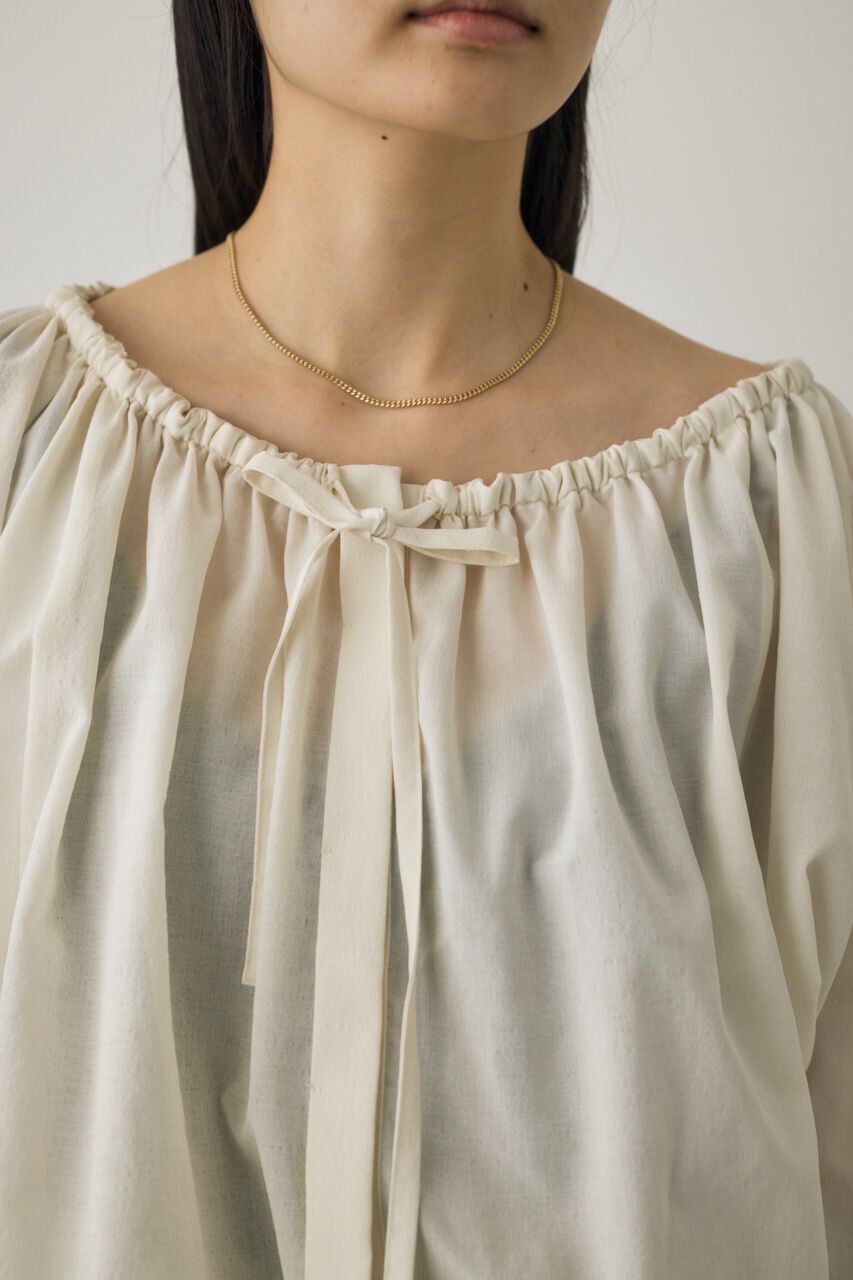 MOUSSY「2wayシアーブラウスチュニック　リサイクルポリエステル使用」|シャツ・ブラウス|