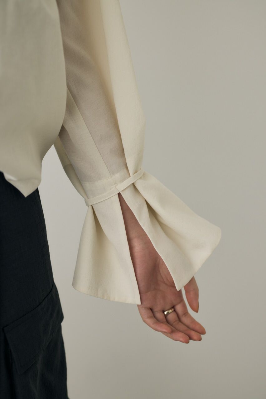 MOUSSY「2wayシアーブラウスチュニック　リサイクルポリエステル使用」|シャツ・ブラウス|