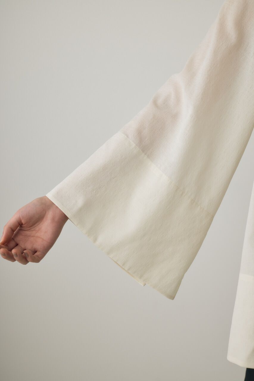 MOUSSY「2wayシアーブラウスチュニック　リサイクルポリエステル使用」|シャツ・ブラウス|