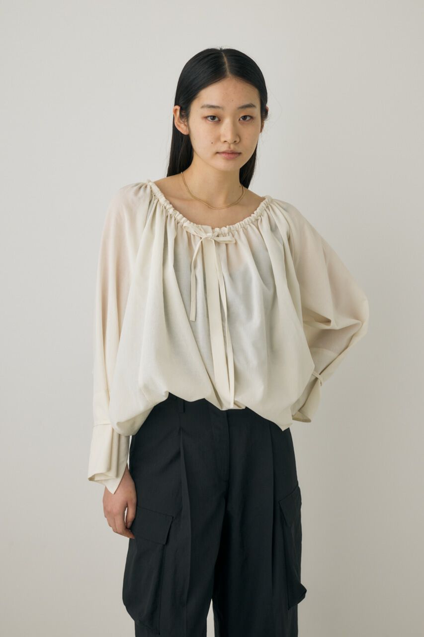 MOUSSY「2wayシアーブラウスチュニック　リサイクルポリエステル使用」|シャツ・ブラウス|