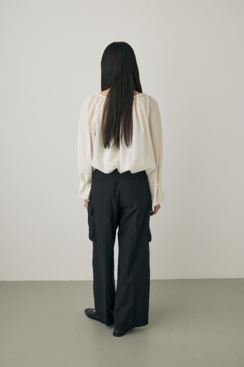 MOUSSY「2wayシアーブラウスチュニック　リサイクルポリエステル使用」|シャツ・ブラウス|