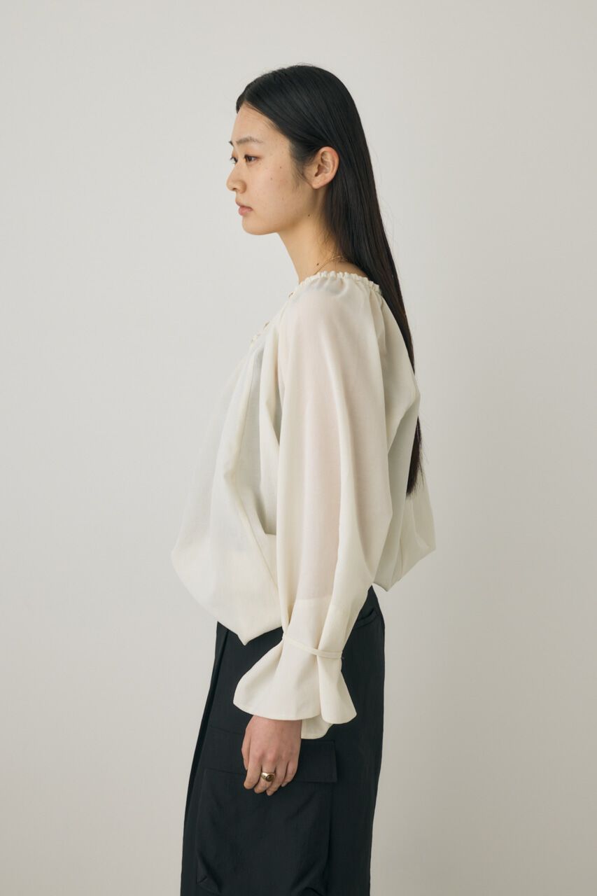 MOUSSY「2wayシアーブラウスチュニック　リサイクルポリエステル使用」|シャツ・ブラウス|