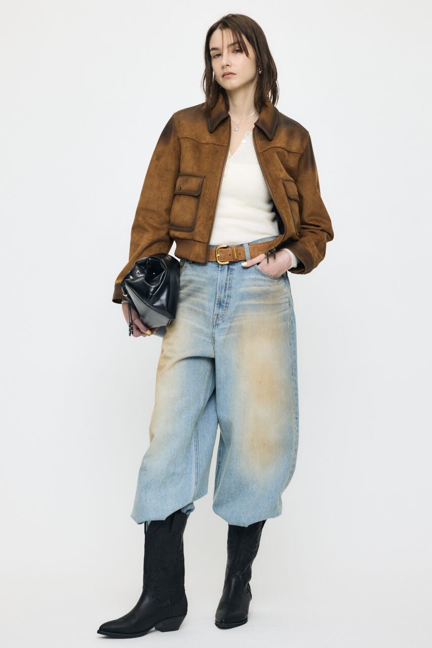 MOUSSY「SILK MIX HENRY NECK トップス」|ニット・セーター|