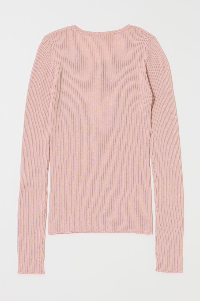 MOUSSY「SILK MIX HENRY NECK トップス」|ニット・セーター|