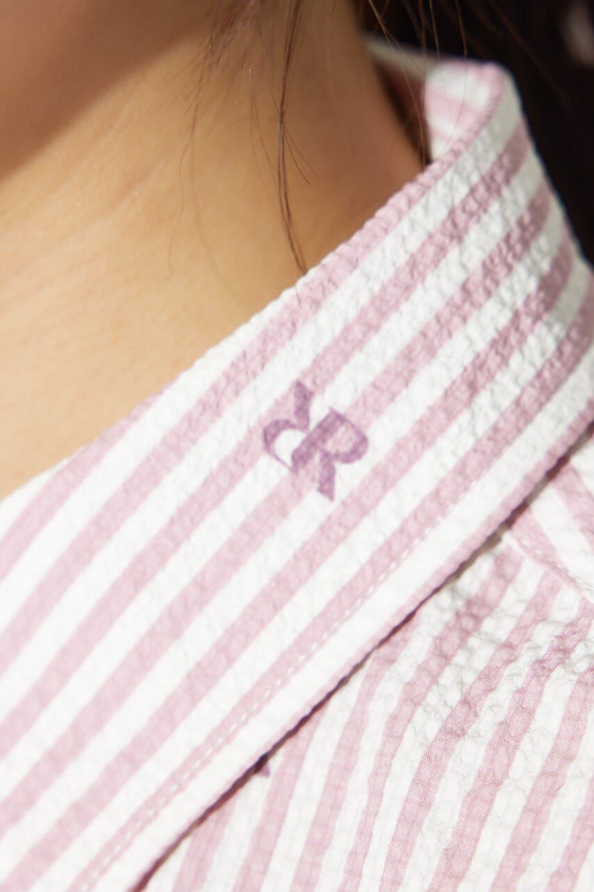 rienda「オリジナルロゴオープンカラーシャツ」|シャツ・ブラウス|