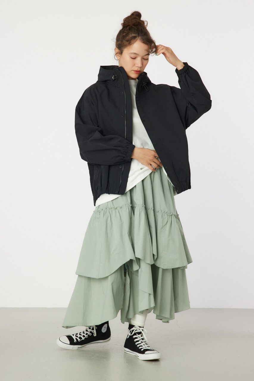 RODEO CROWNS「W/Pサイドボタンバルーンマウンテンパーカー」|ブルゾン・スタジャン|