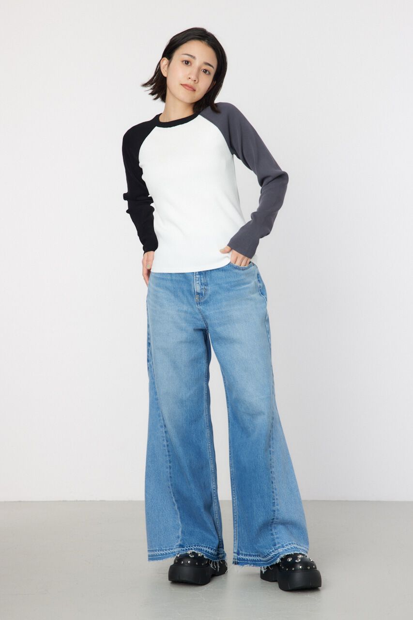 RODEO CROWNS「クレイジーラグランニットトップス」|ニット・セーター|