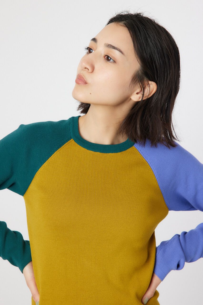 RODEO CROWNS「クレイジーラグランニットトップス」|ニット・セーター|