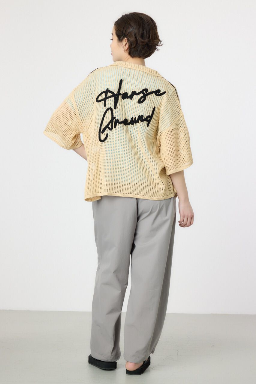 RODEO CROWNS「透かし編ラインカーディガン」|カーディガン|