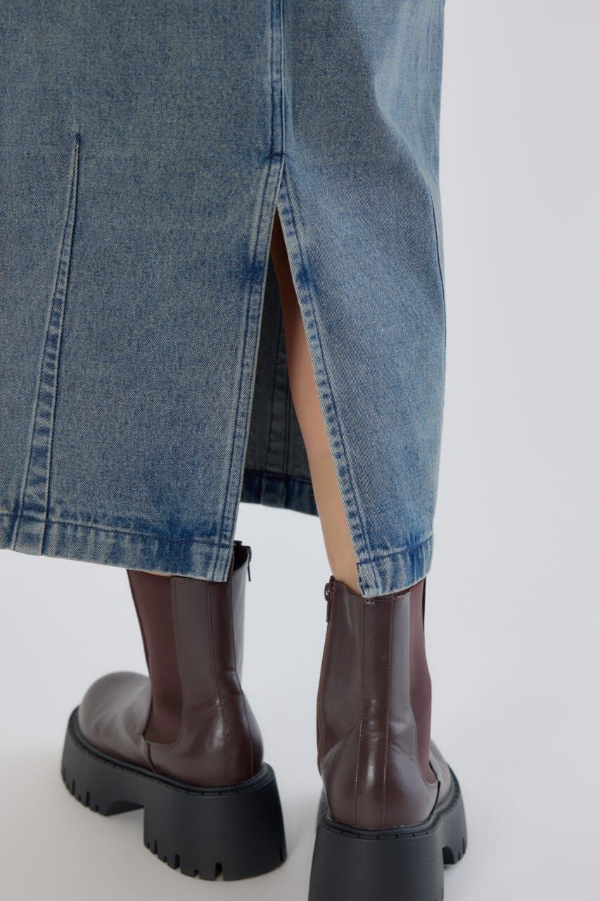 RODEO CROWNS「カーブデニムマキシスカート」|スカート|