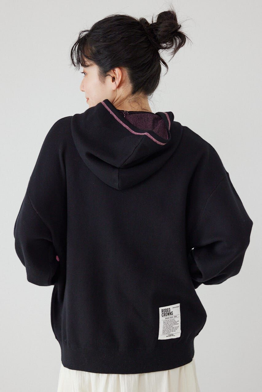 RODEO CROWNS「スウェットライクフロントロゴニットフーディー」|パーカー|