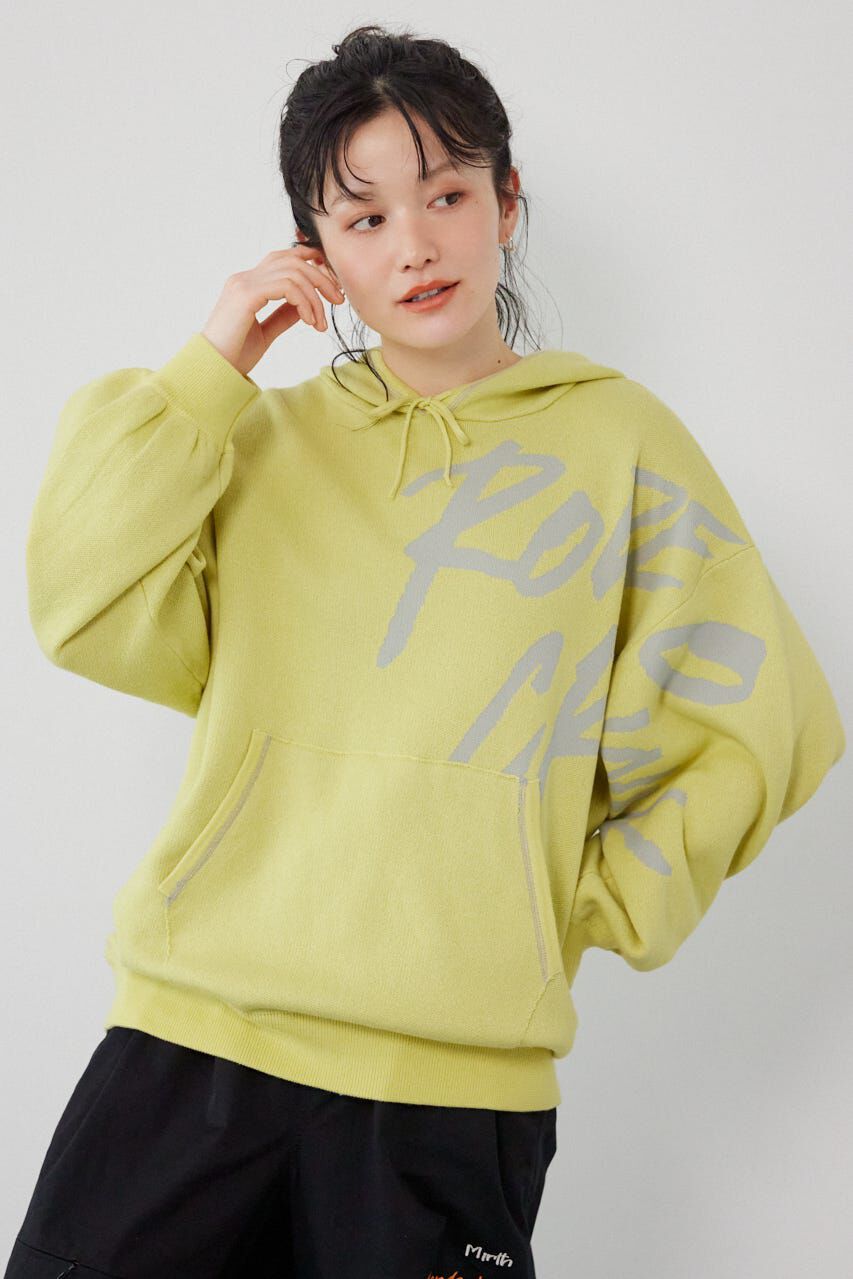 RODEO CROWNS「スウェットライクフロントロゴニットフーディー」|パーカー|L/YEL1