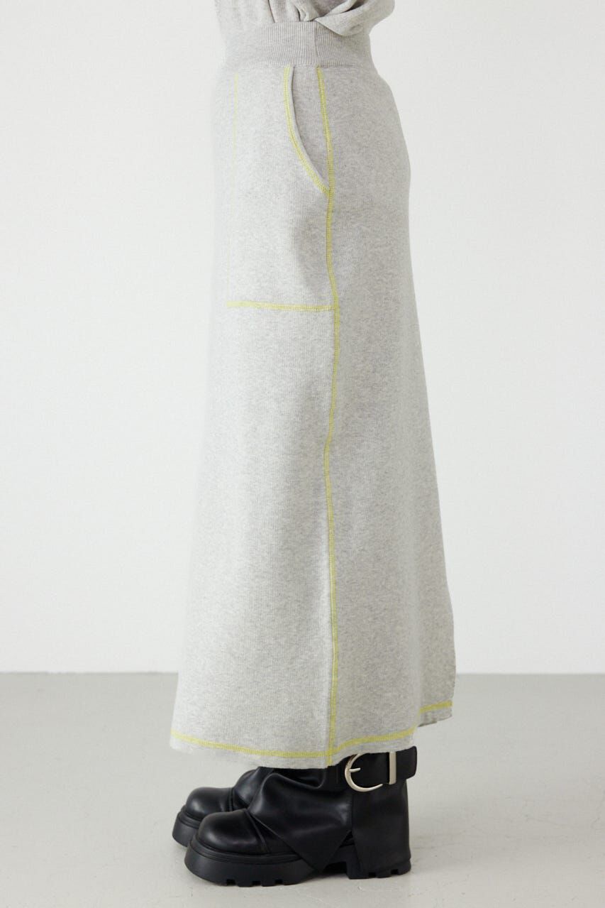 RODEO CROWNS「スウェットライクサイドステッチニットスカート」|スカート|