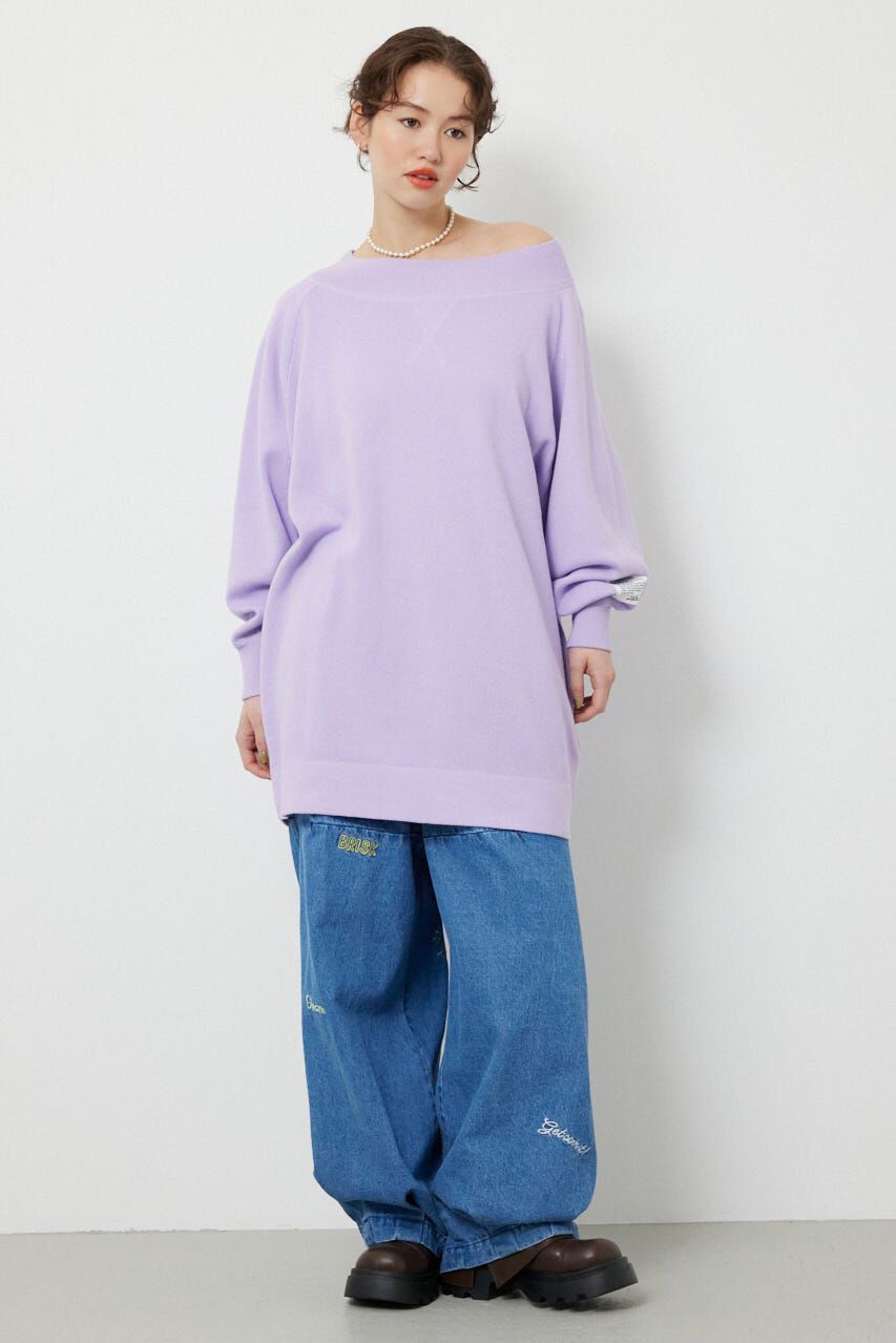 RODEO CROWNS「スウェットライクオフショルニットワンピース」|ワンピース|