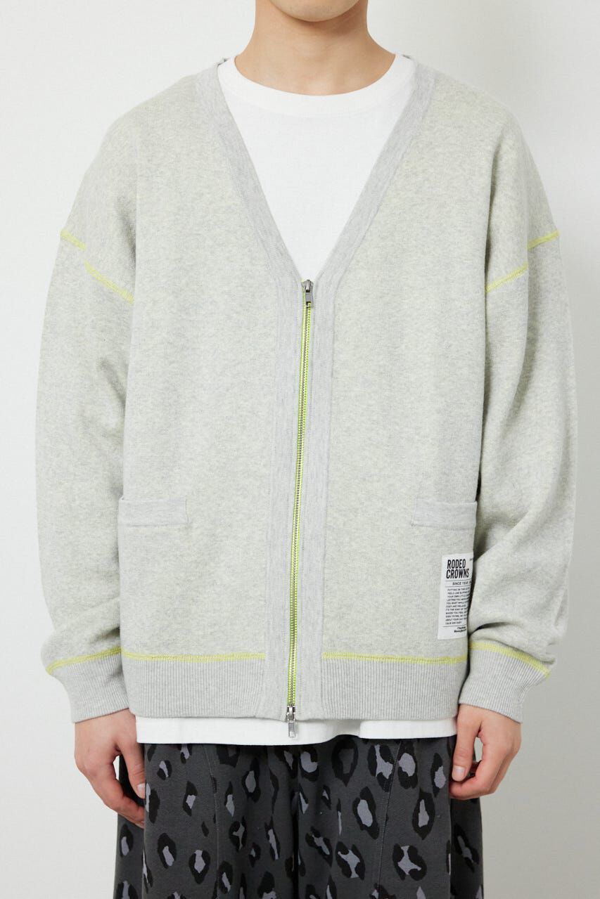 RODEO CROWNS「スウェットライクZIPカーディガン」|カーディガン|