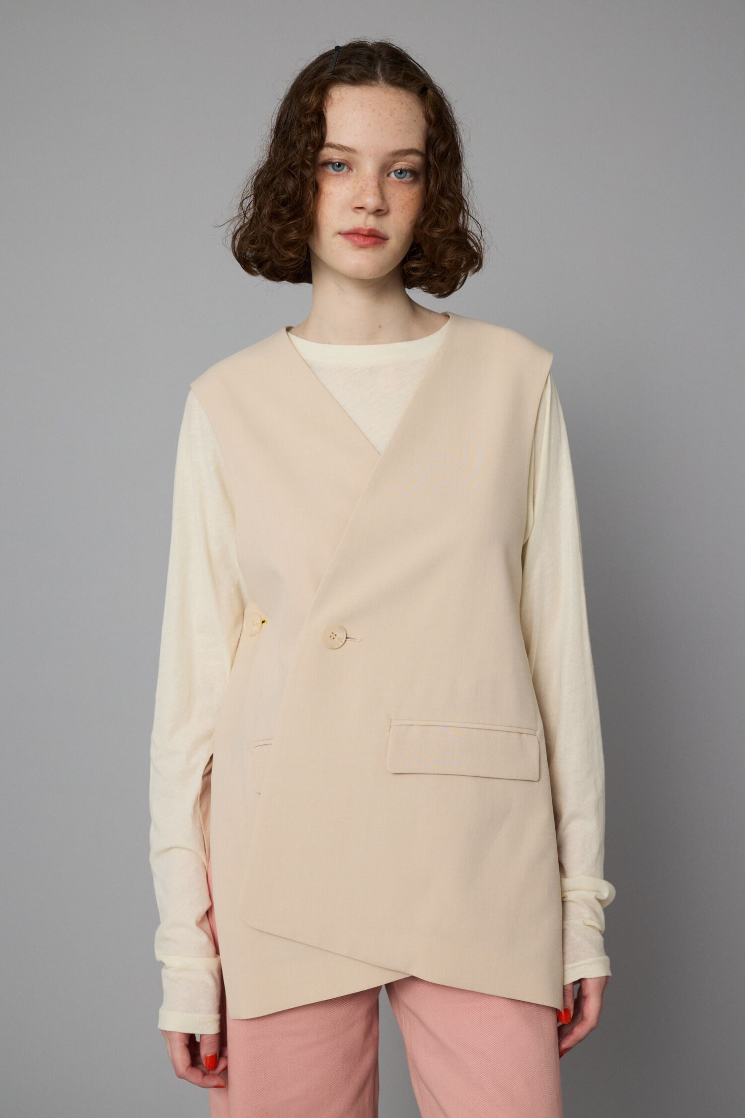 HeRIN.CYE「Many way vest」|シャツ・ブラウス|