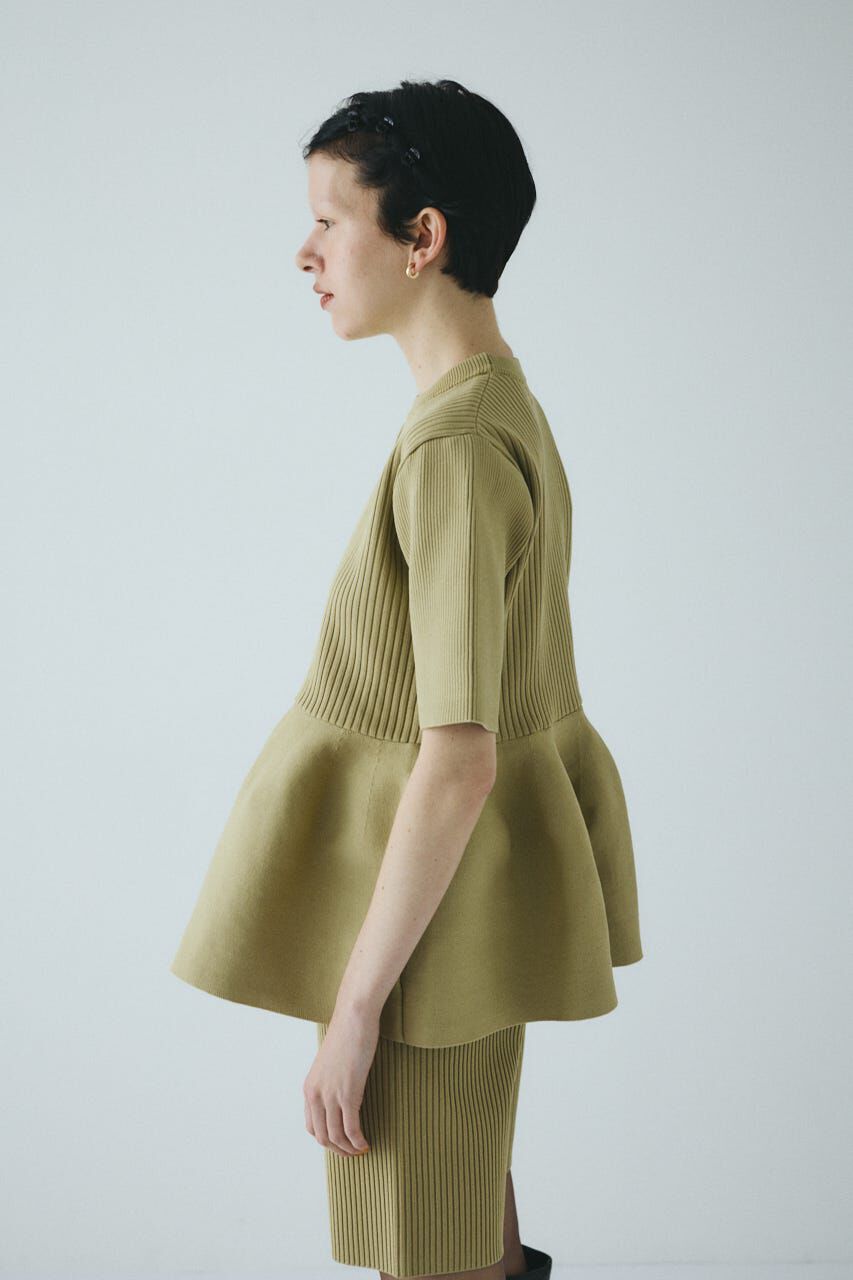 HeRIN.CYE「Flare hem knit tops」|ニット・セーター|