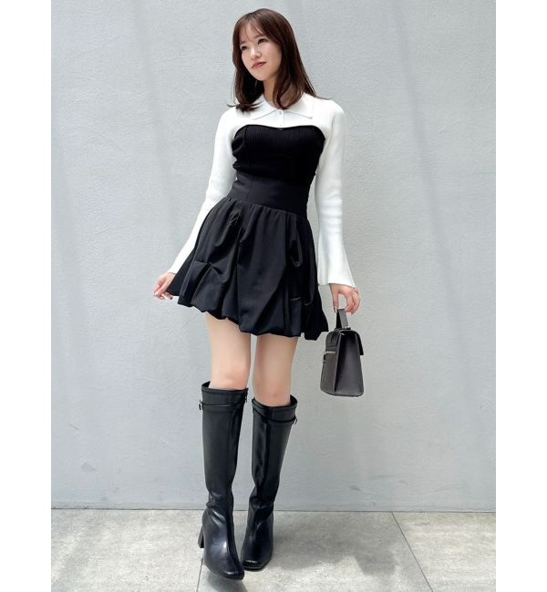 dazzlin「【再生産】バルーンミニスカート」|スカート|